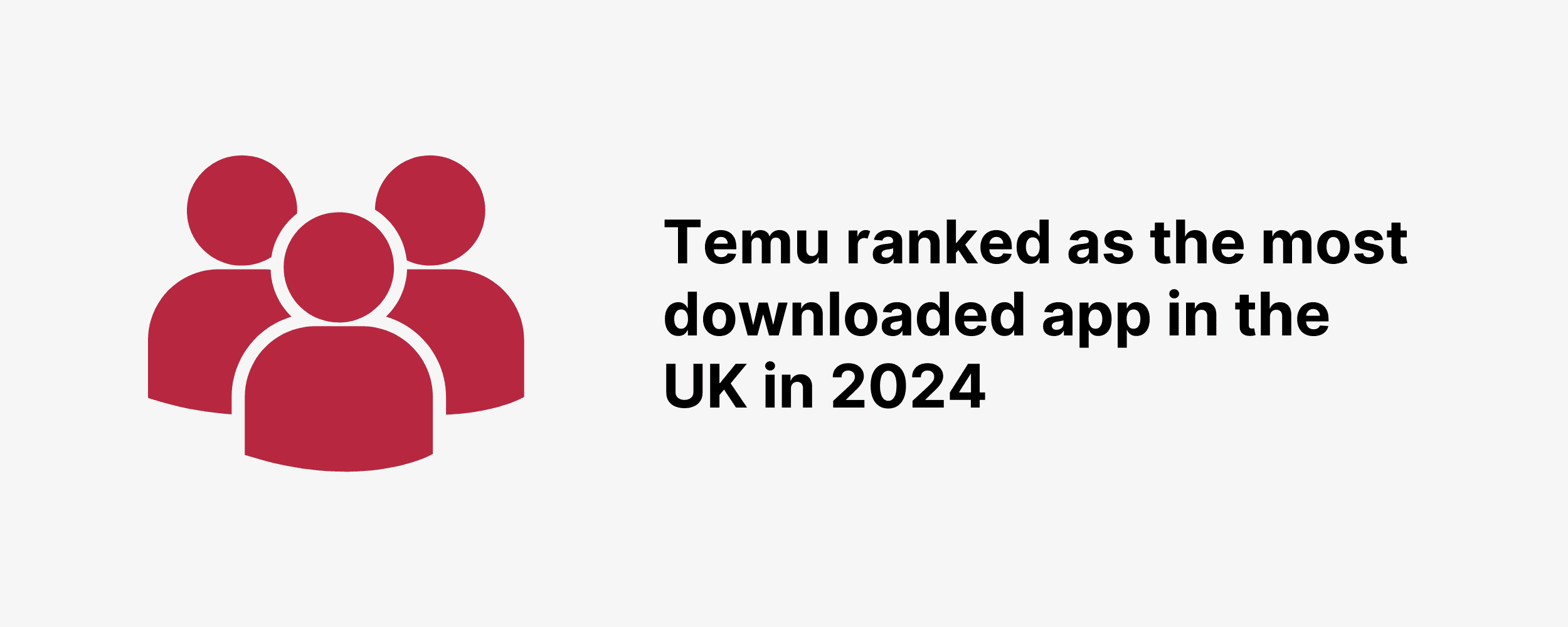 Temu ranked as the most downloaded app in the UK in 2024 Temu ranked as the most downloaded app in the UK in 2024