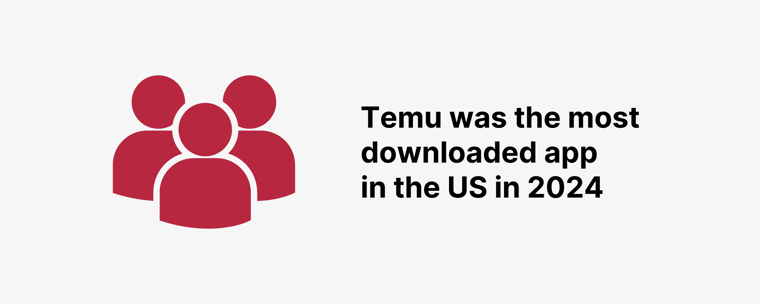 Temu was the most downloaded app in the US in 2024 Temu was the most downloaded app in the US in 2024