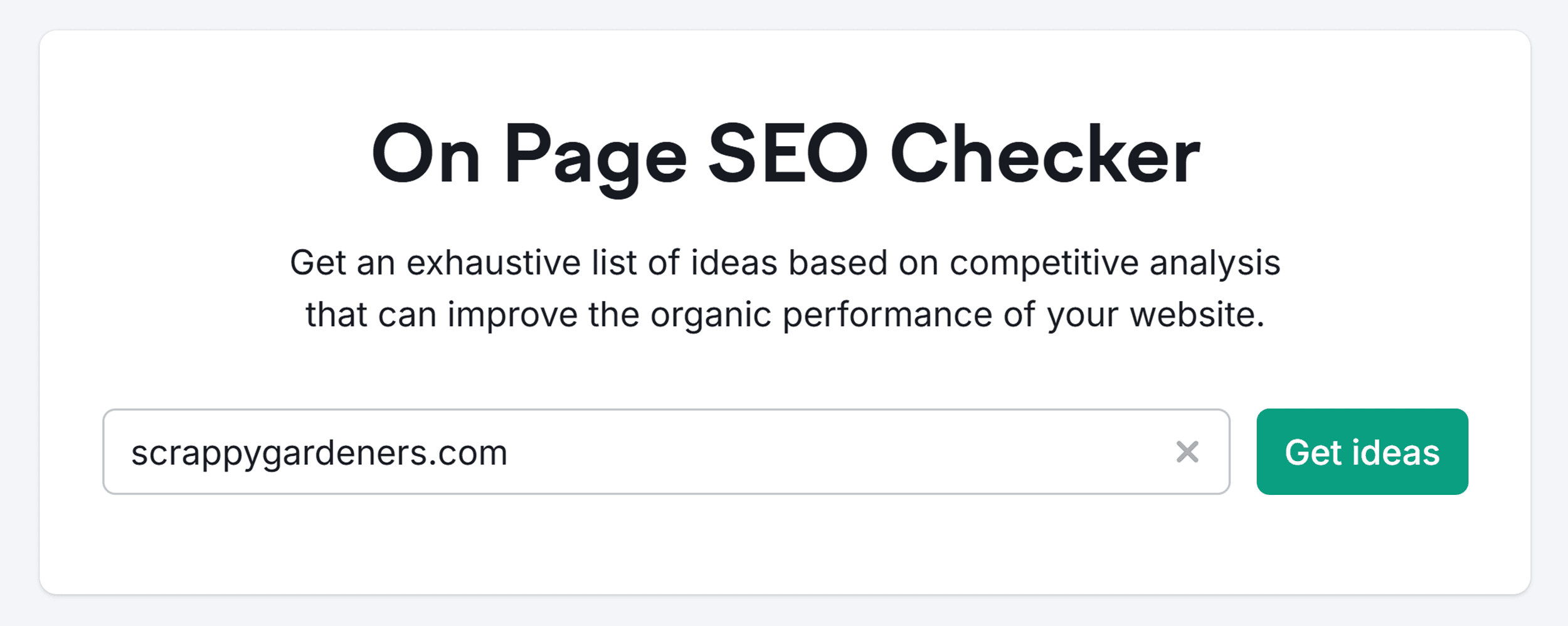 On Page SEO Checker – Scrappygardeners – Get ideas On Page SEO Checker – Scrappygardeners – Get ideas