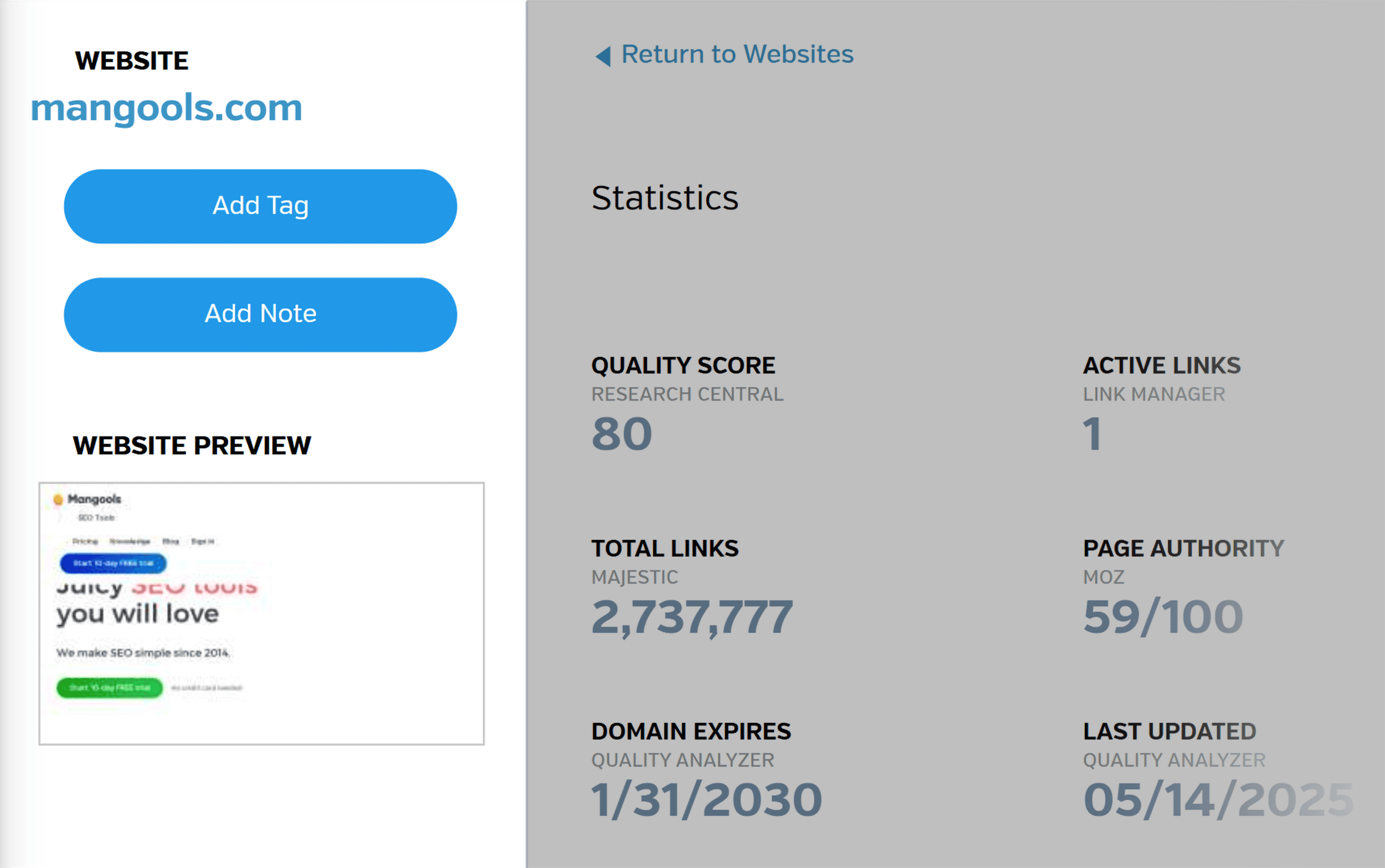 RavenTools – Website Directory – Add Tag RavenTools – Website Directory – Add Tag
