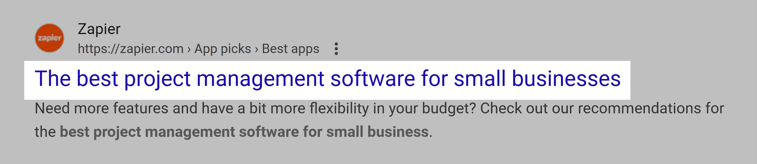 Zapier – Keyword in title Zapier – Keyword in title