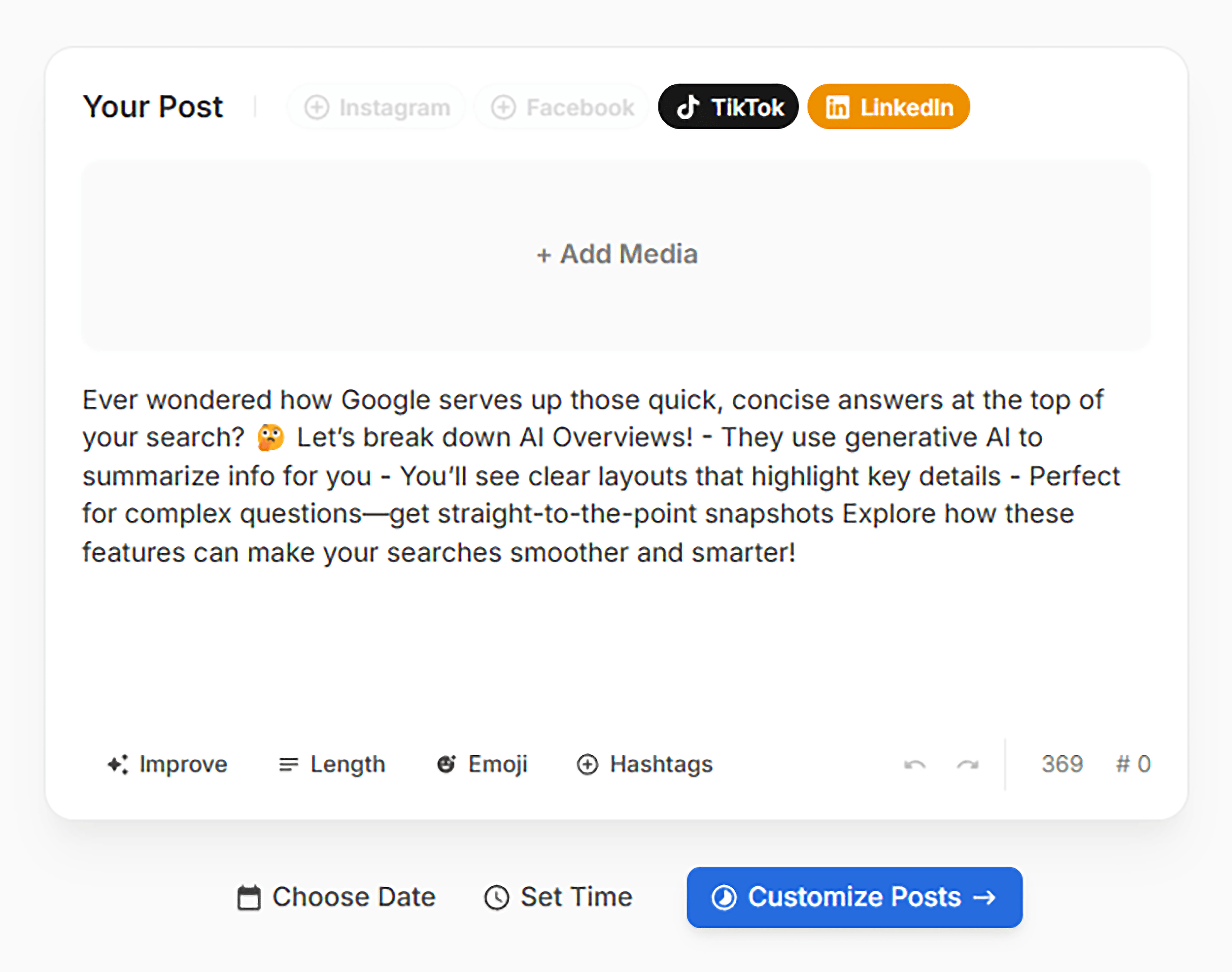 AI generated a post AI generated a post