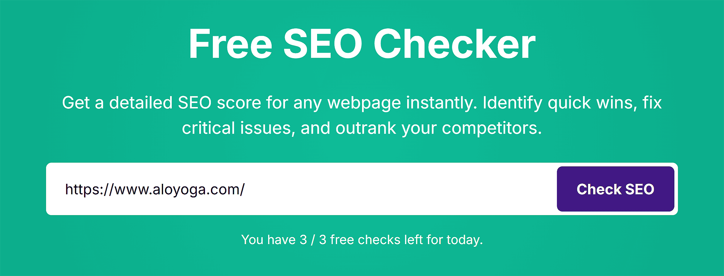 Backlinko – Free SEO Checker – Aloyoga – Check SEO Backlinko – Free SEO Checker – Aloyoga – Check SEO