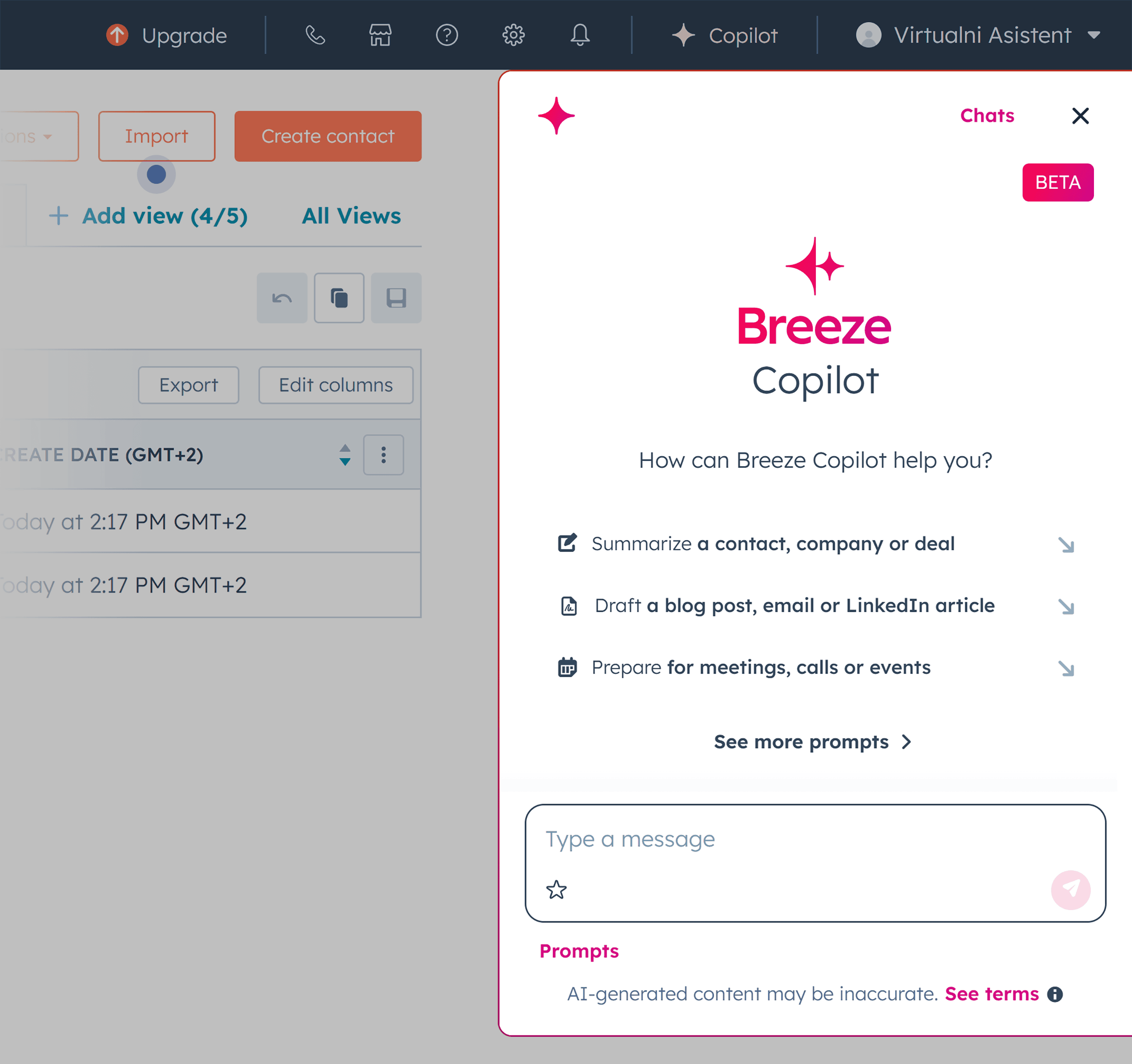 HubSpot – Copilot HubSpot – Copilot