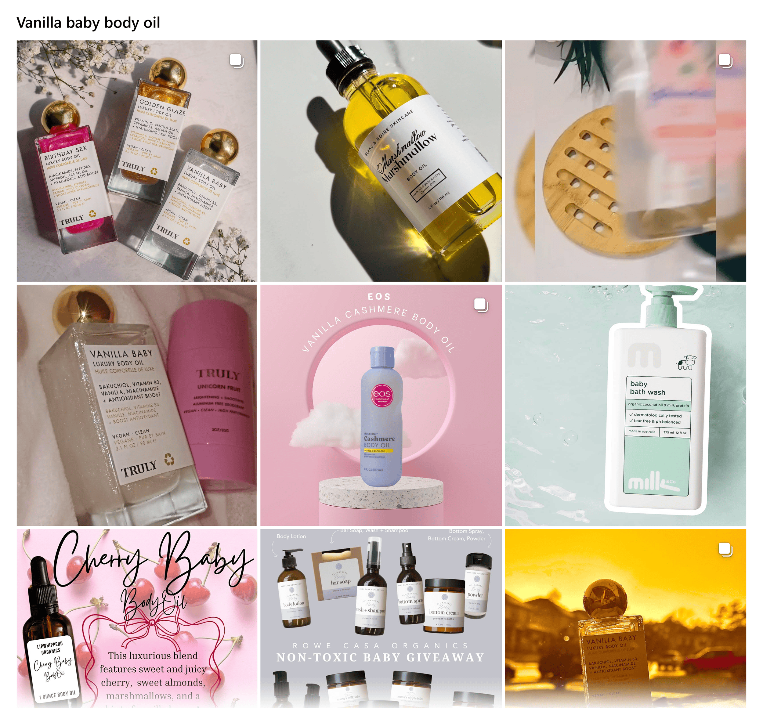 Instagram – Search – Vanilla baby body oil Instagram – Search – Vanilla baby body oil