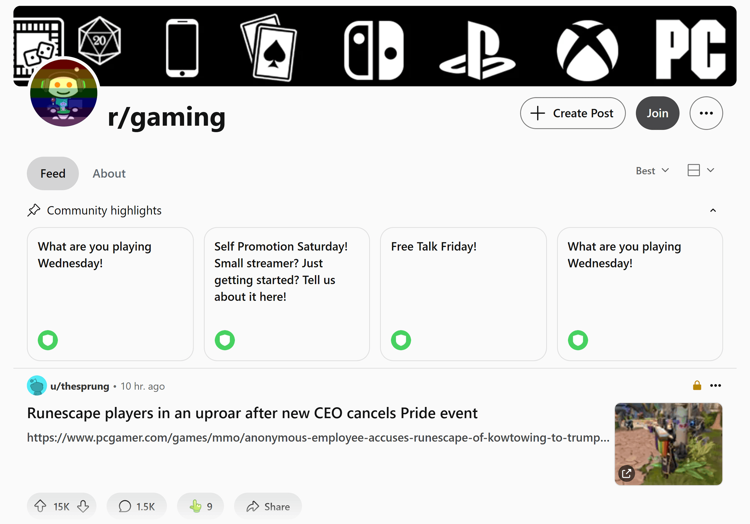 Reddit – r/gaming Reddit – r/gaming