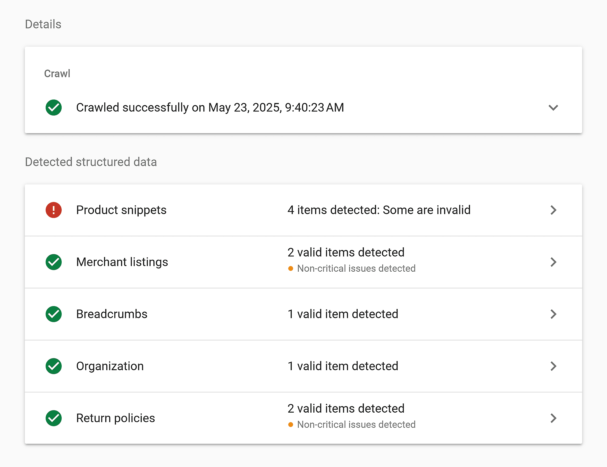 Rich Results Test – Product snippets Rich Results Test – Product snippets