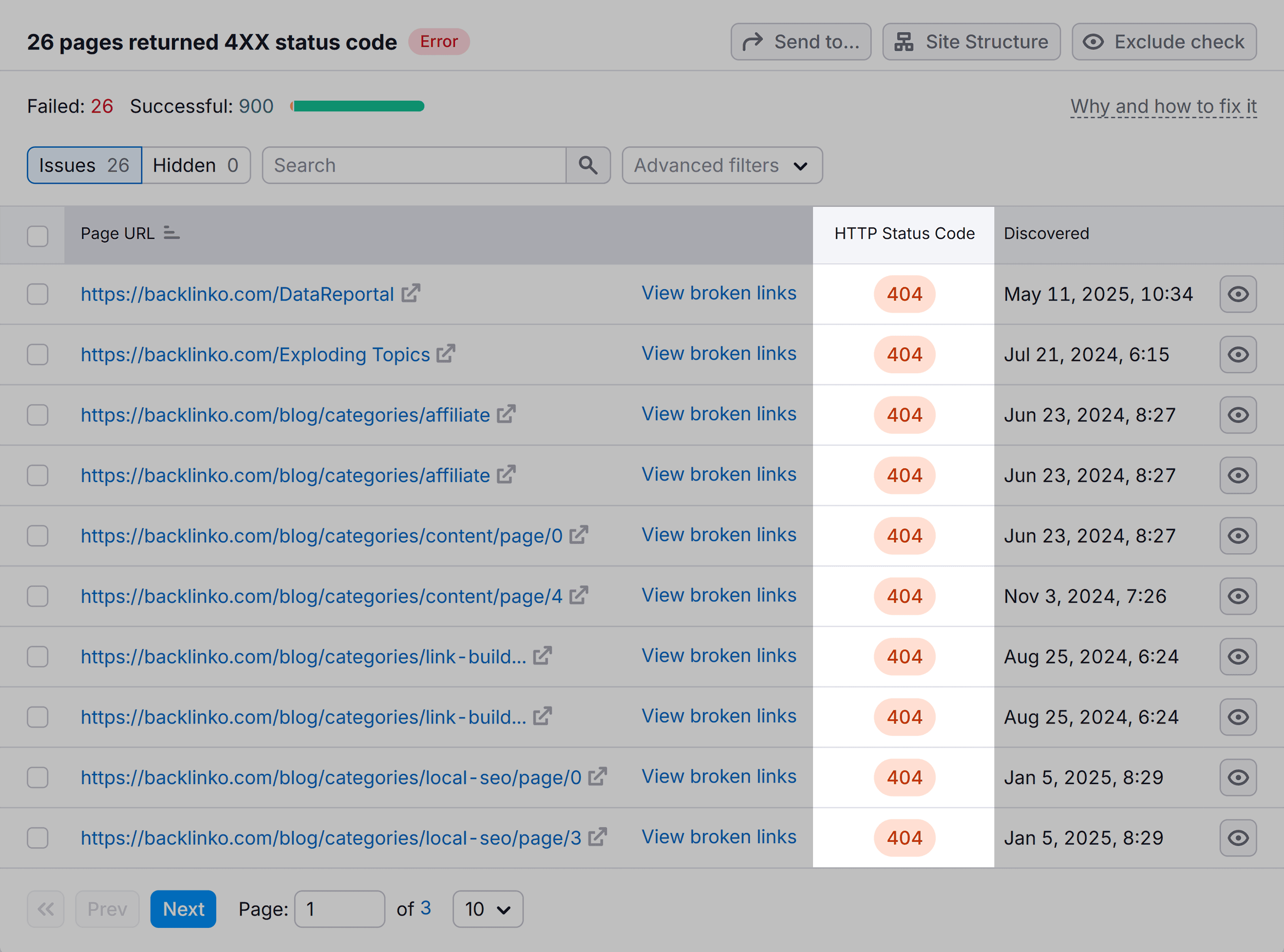 Site Audit – Backlinko – HTTPS Status Codes Site Audit – Backlinko – HTTPS Status Codes