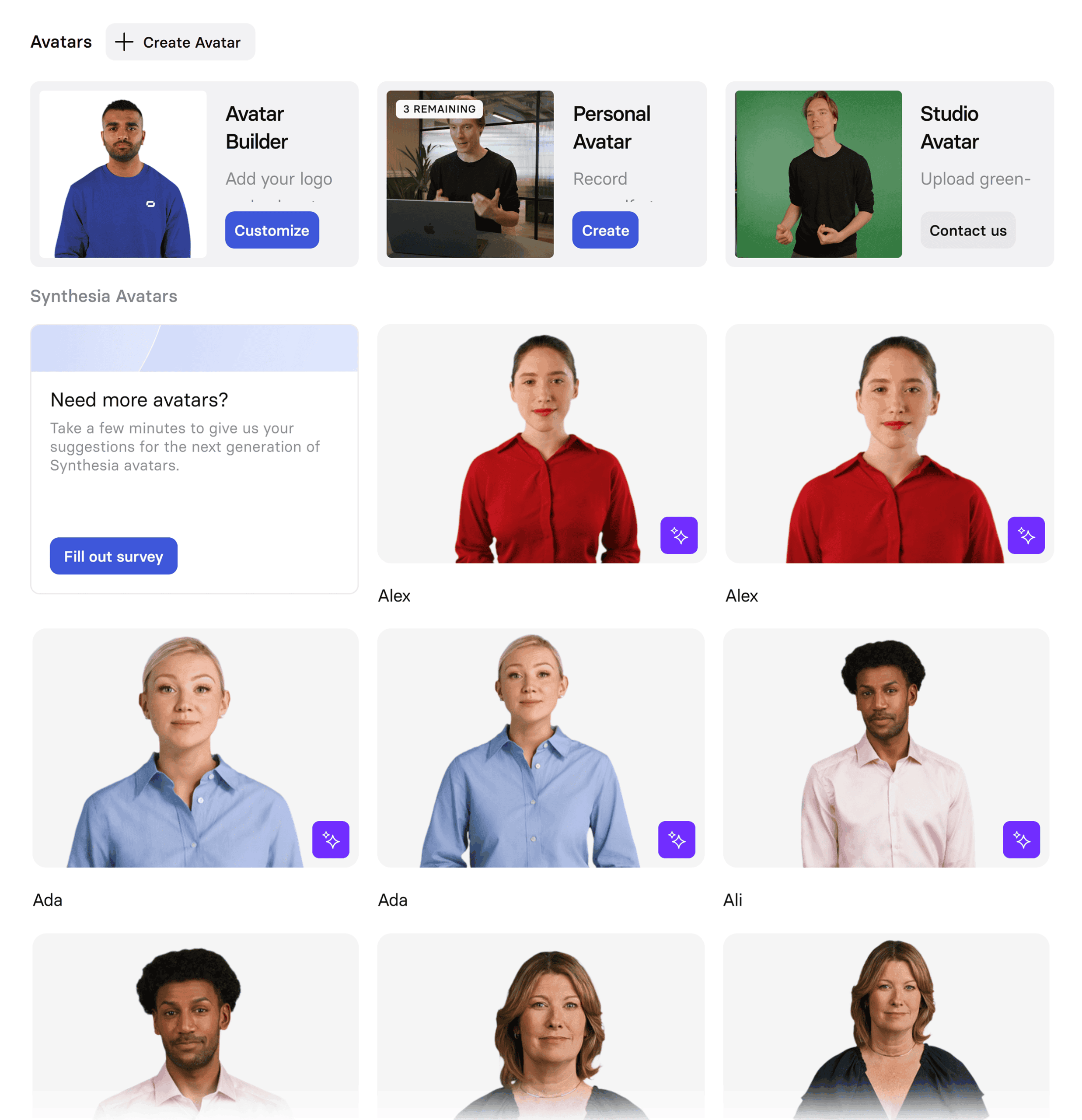 Synthesia – Avatars Synthesia – Avatars