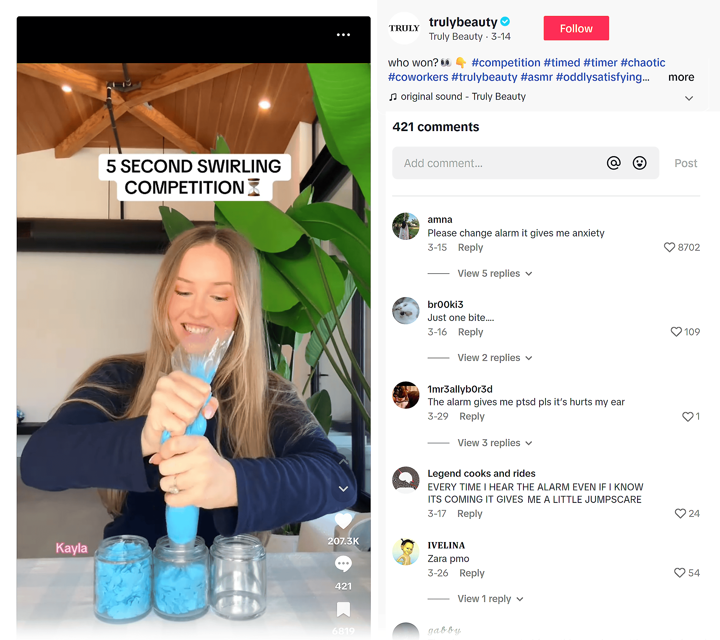 TikTok account – Truly Beauty – Mobile TikTok account – Truly Beauty – Mobile