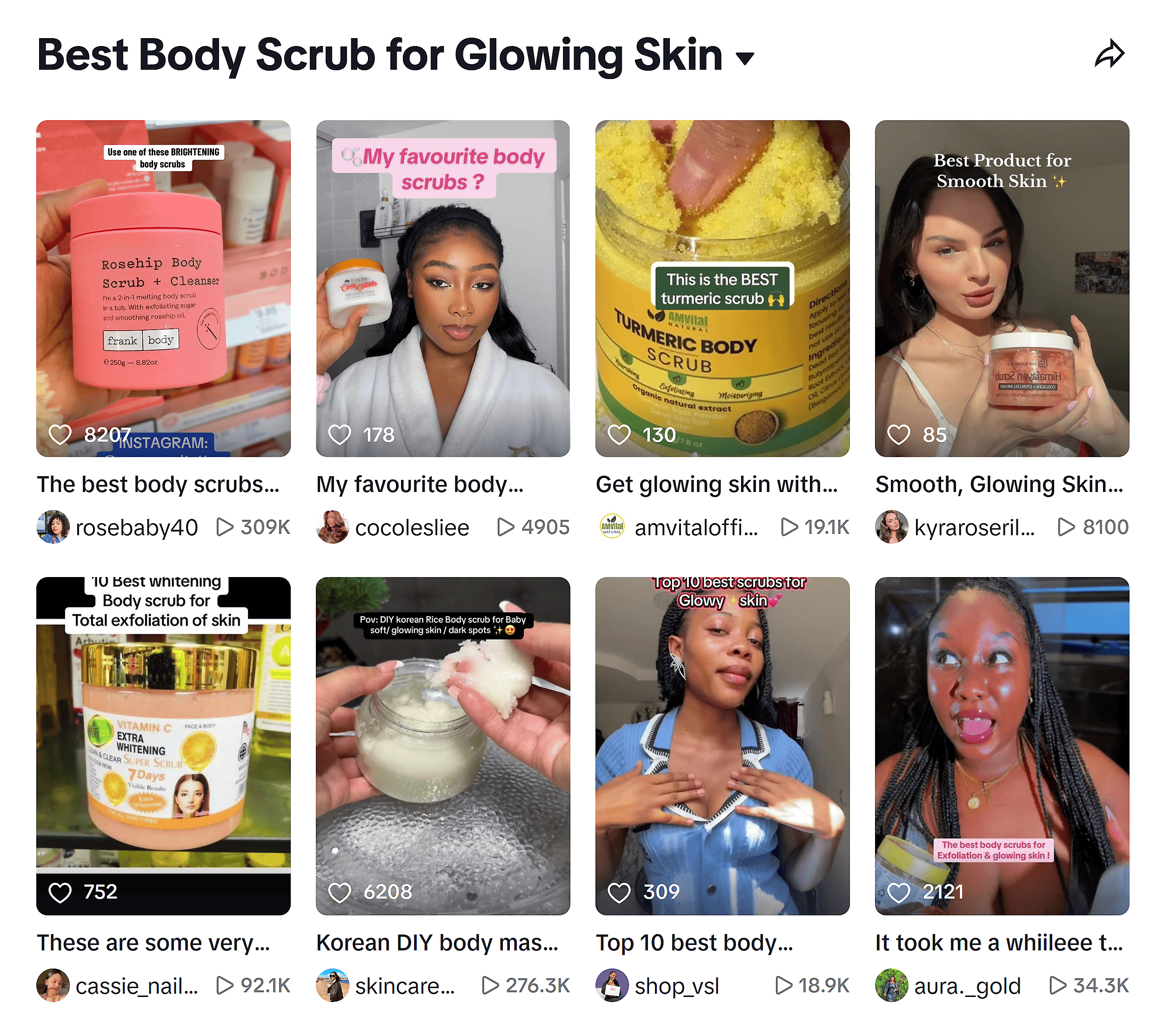 TikTok – Best Body Scrub for Glowing Skin TikTok – Best Body Scrub for Glowing Skin