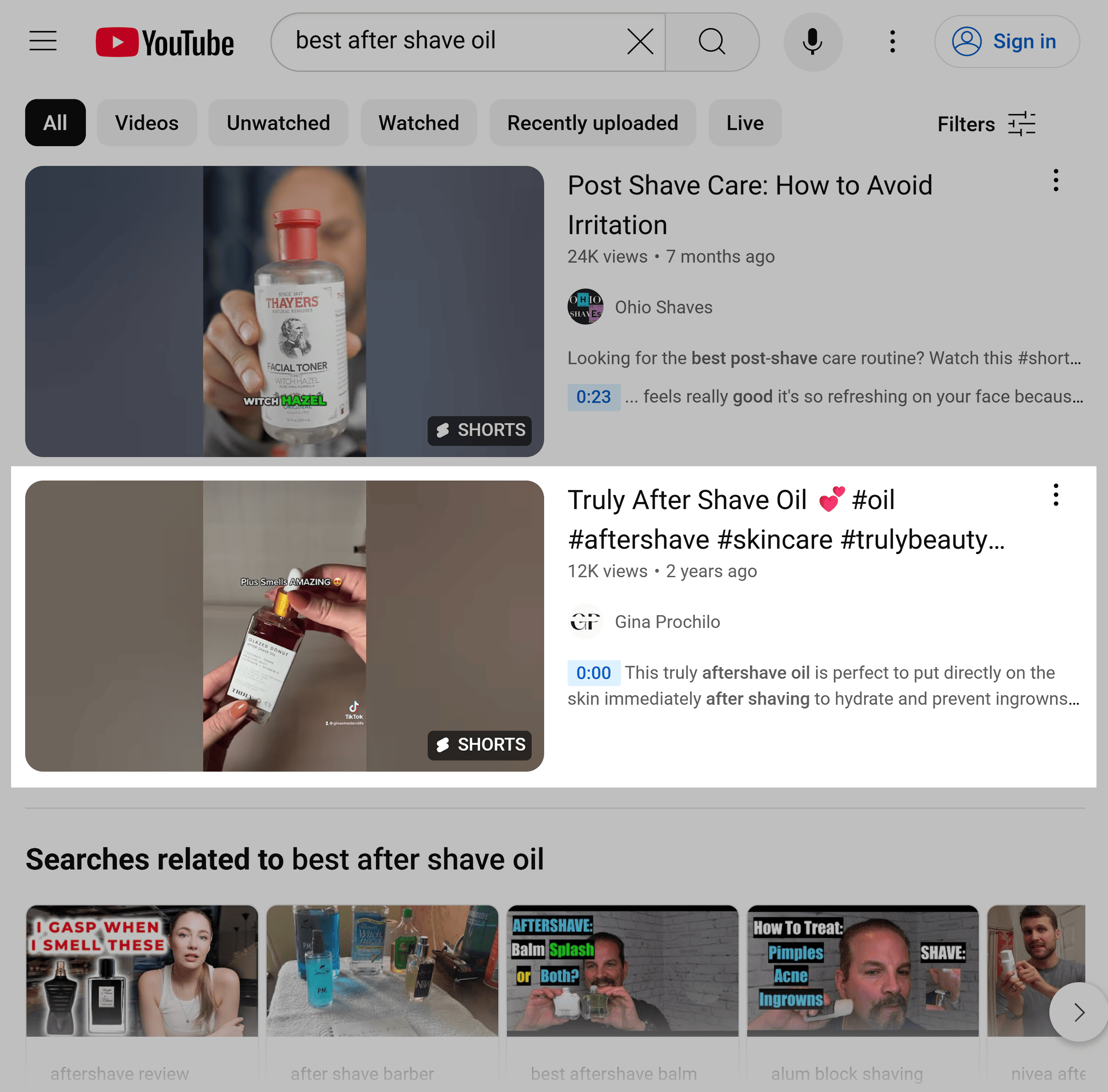 YouTube – Best after shave oil – Results YouTube – Best after shave oil – Results