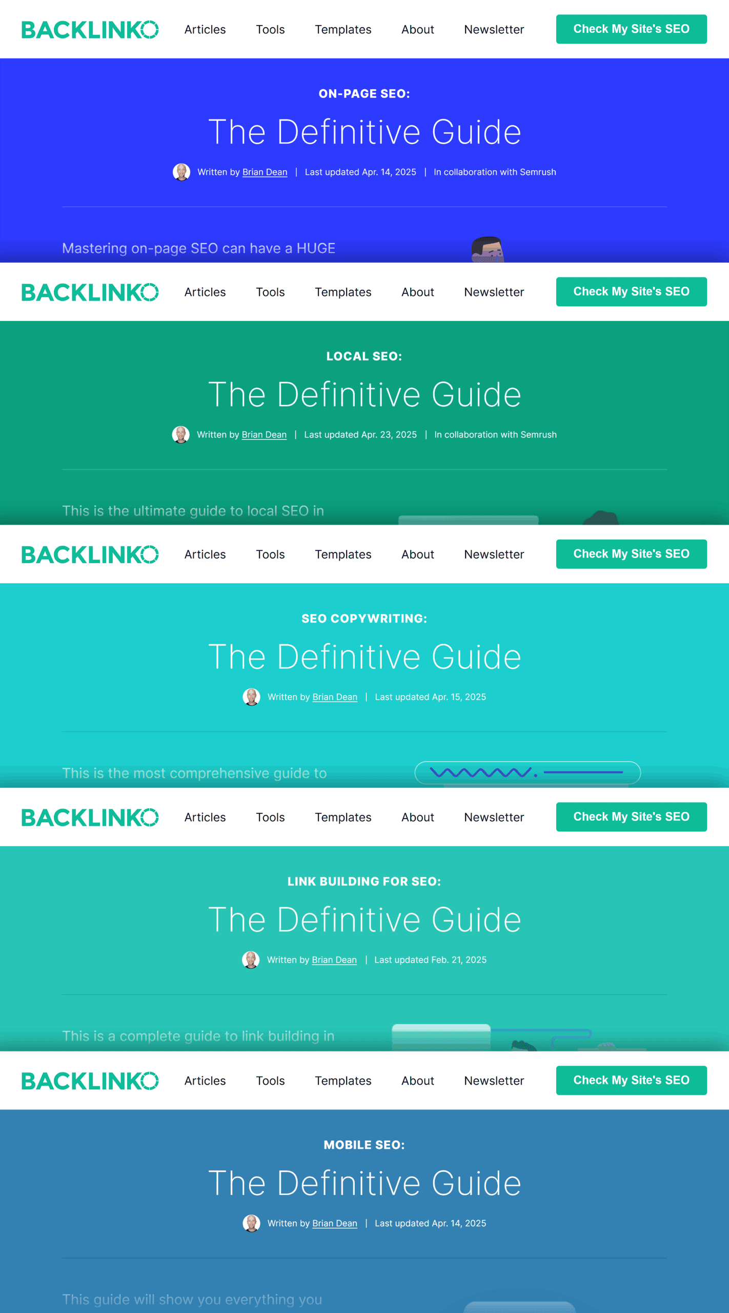 Backlinko – Guides – Collage Backlinko – Guides – Collage