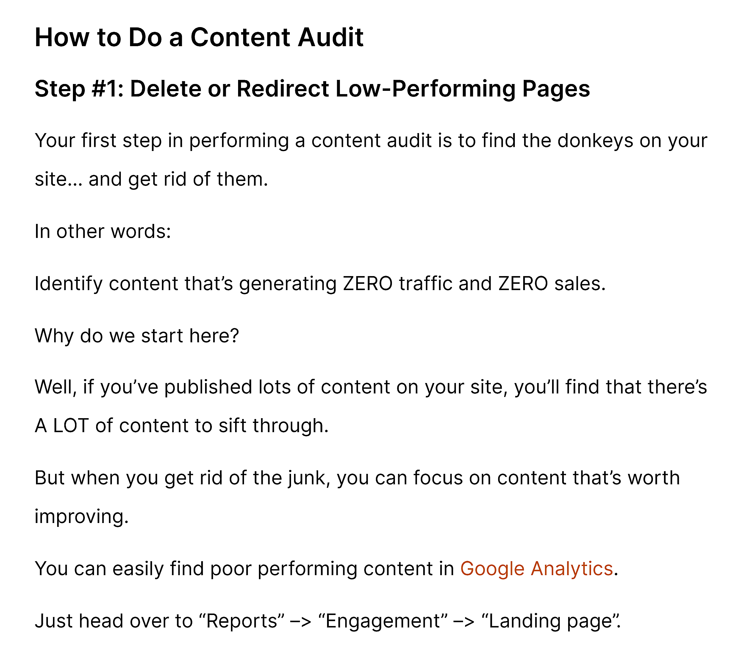 Backlinko – How to Do a Content Audit Backlinko – How to Do a Content Audit