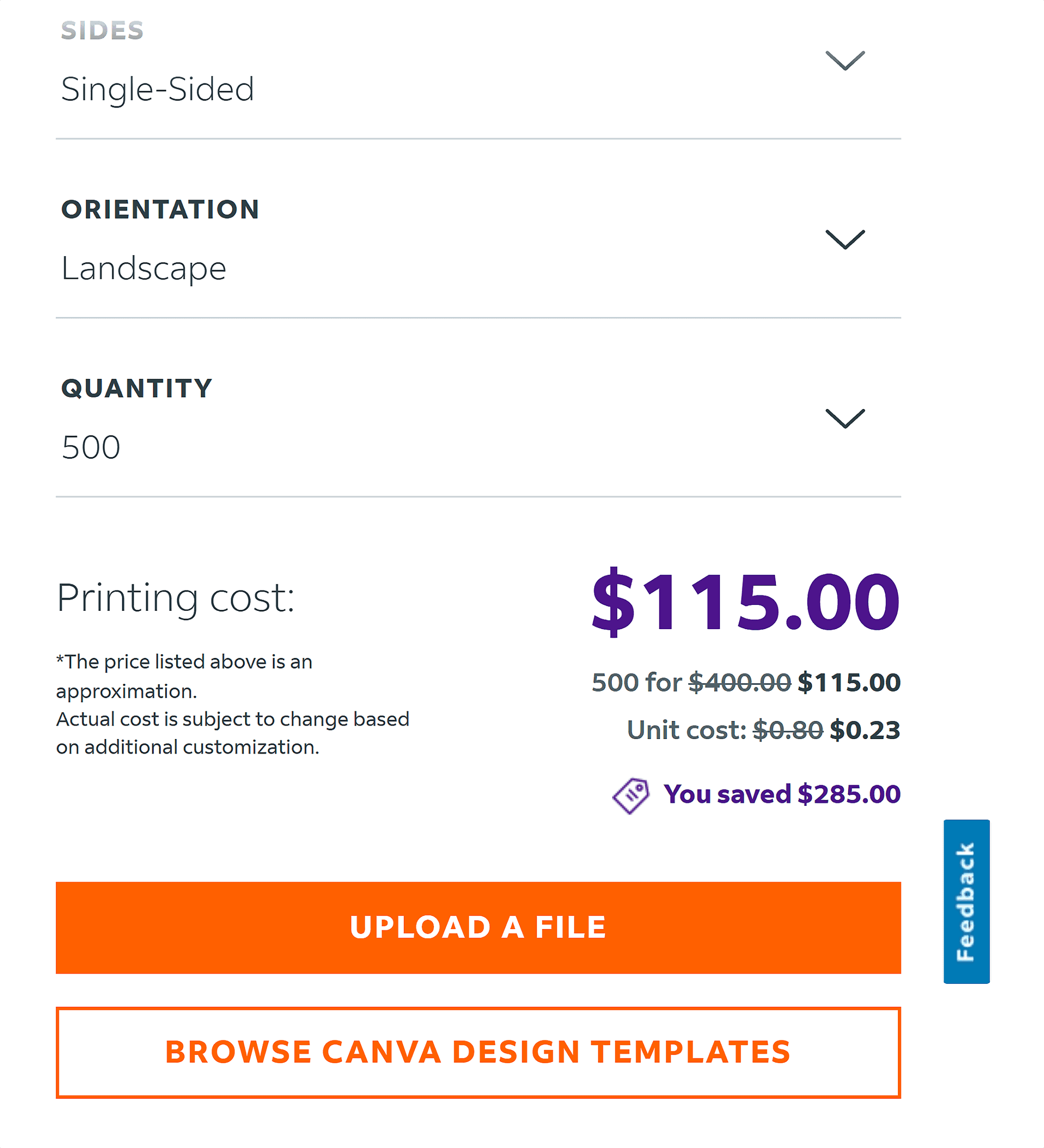 FedEx – Quick postcards