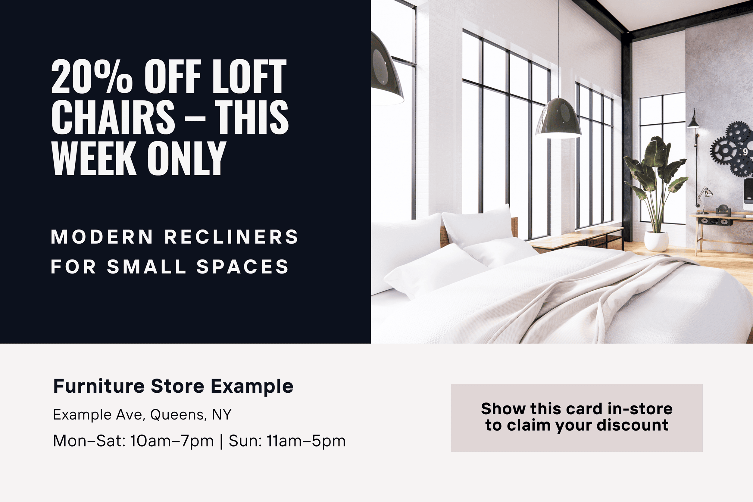 Furniture Store Postcard
