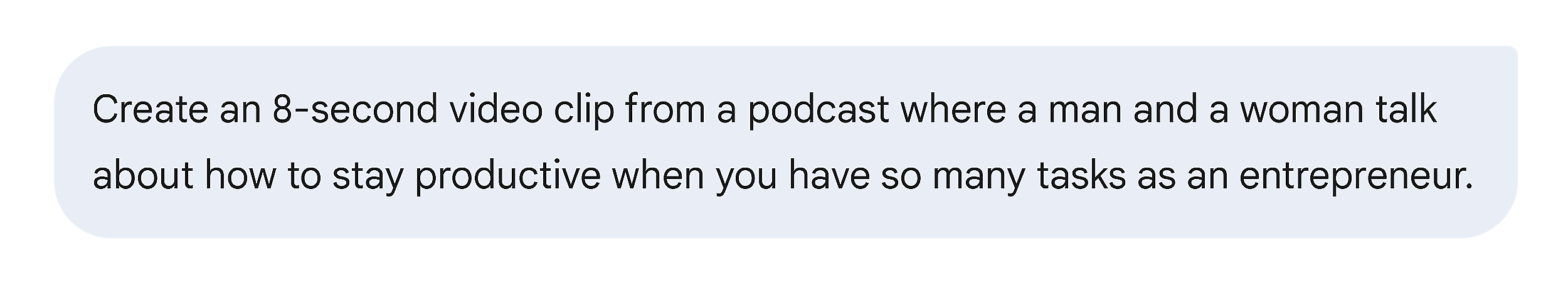 Generic prompt – Podcast scene