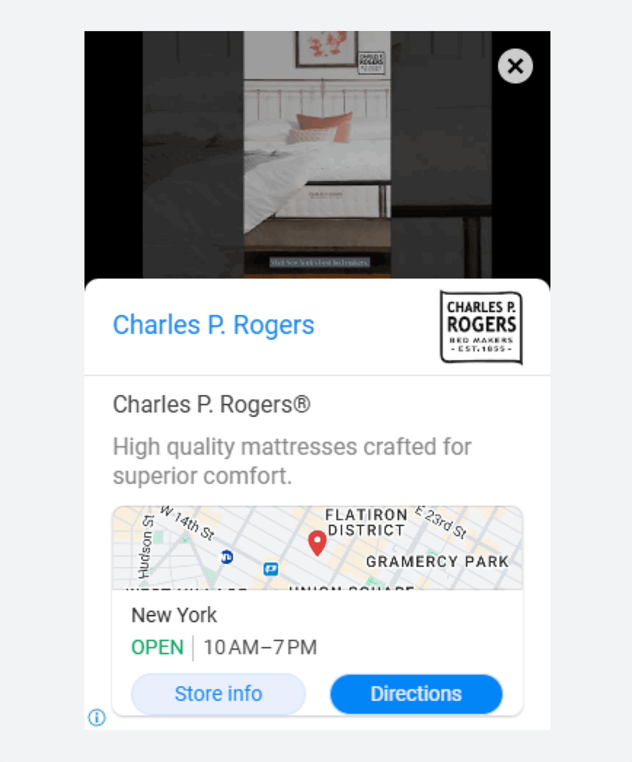 Google Ads – Competitor's ad