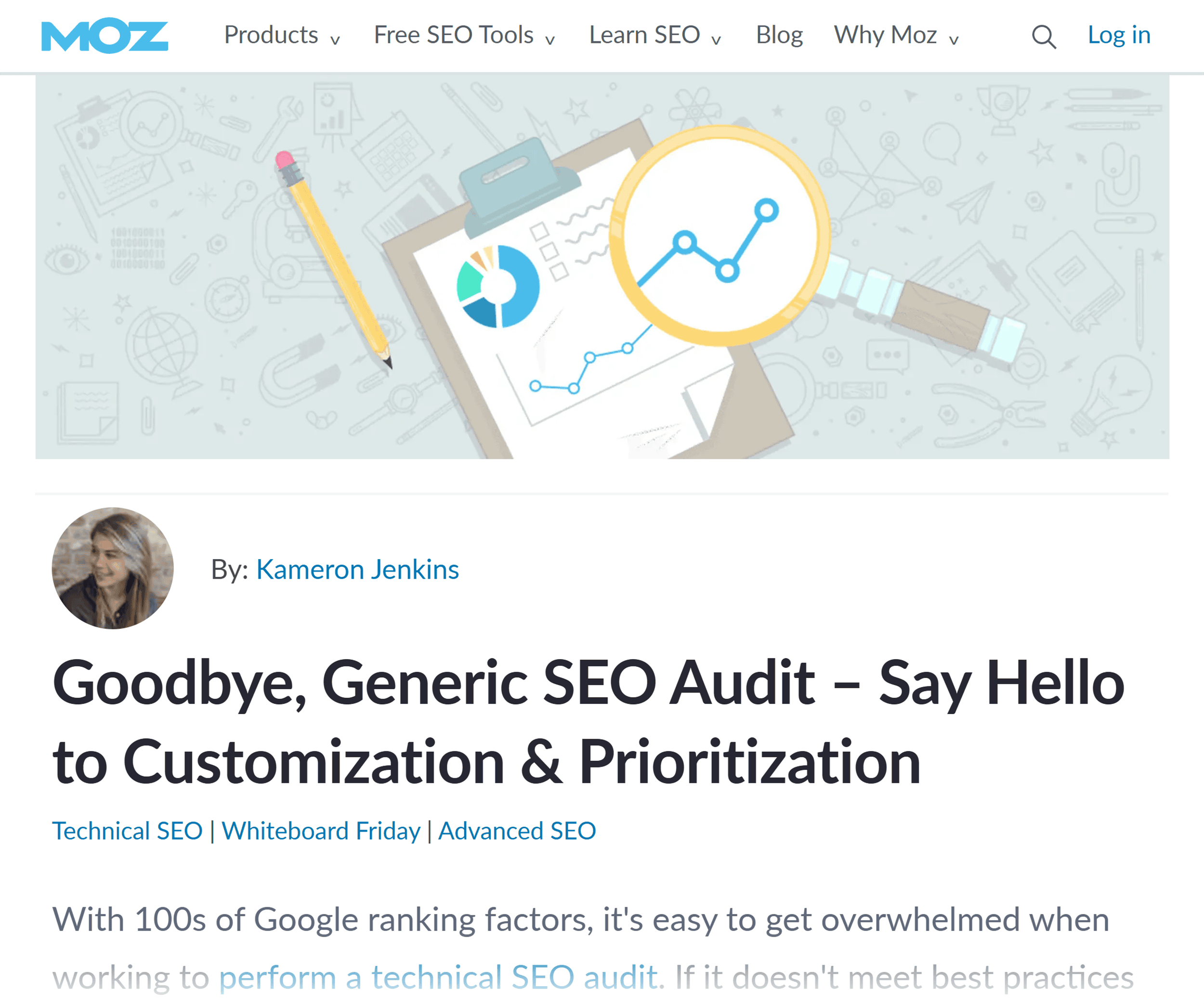 Moz Blog – Goodbye Generic SEO Audit Moz Blog – Goodbye Generic SEO Audit