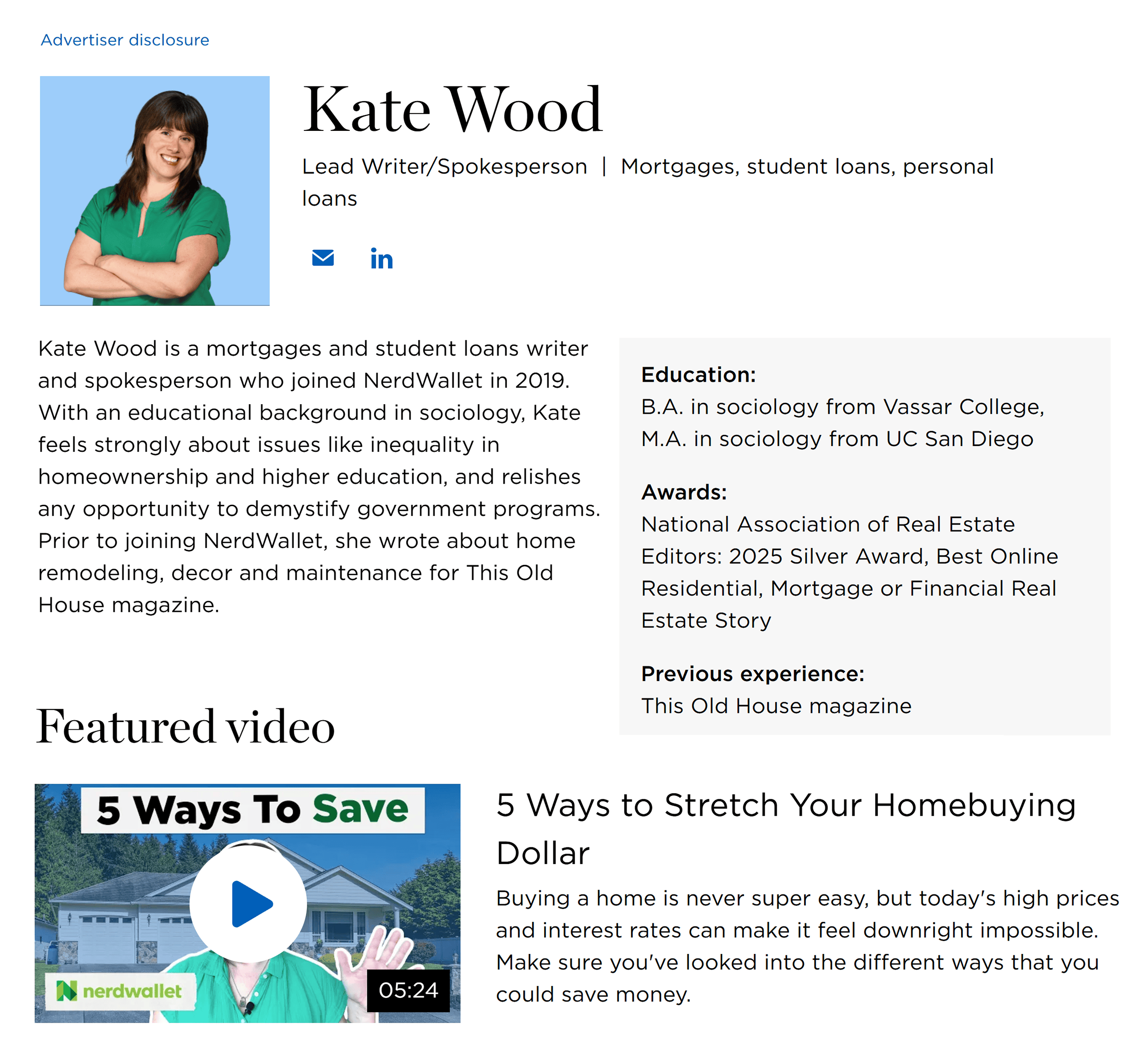 NerdWallet – Author – Kate Wood NerdWallet – Author – Kate Wood