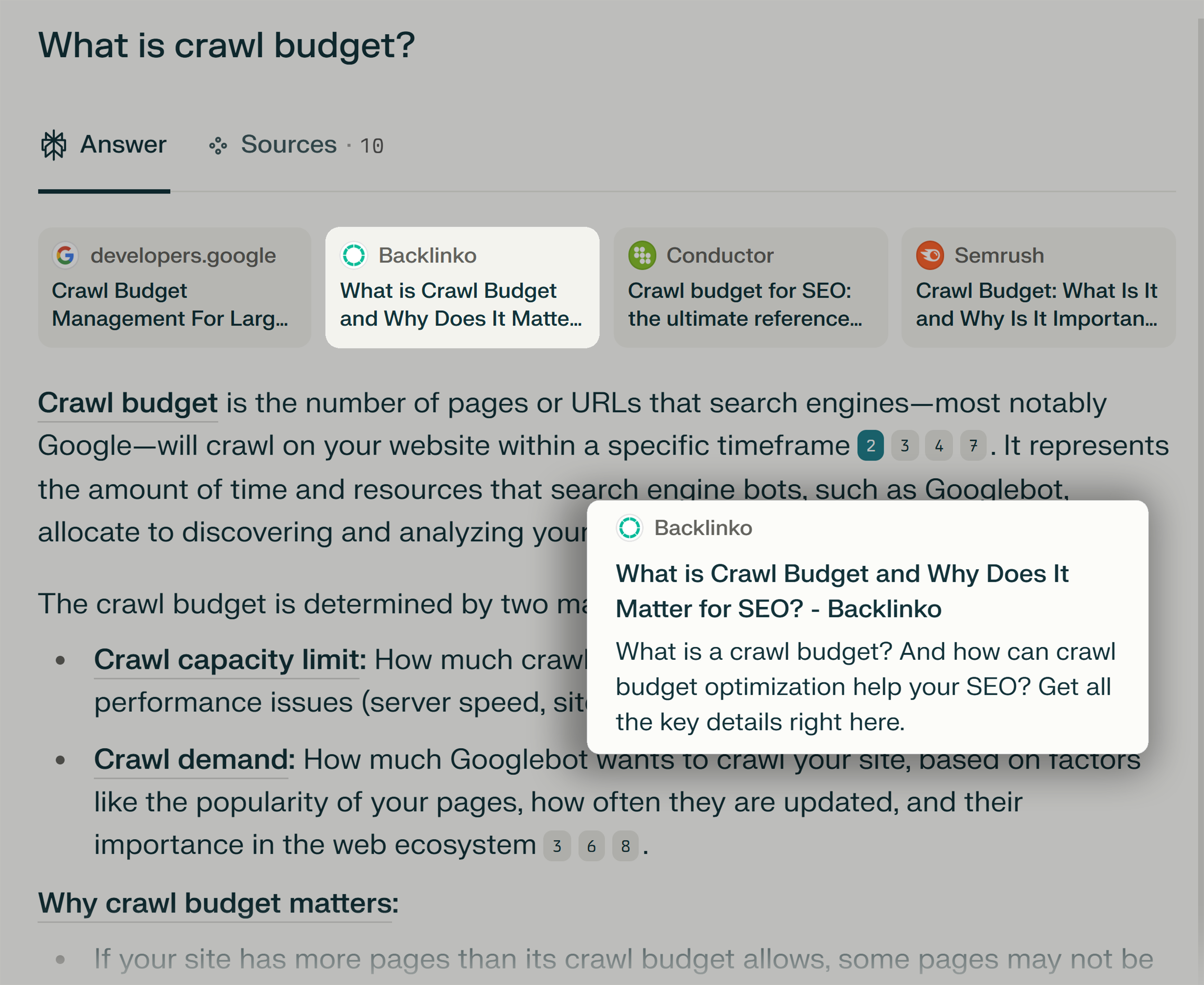Perplexity – Crawl budget Perplexity – Crawl budget
