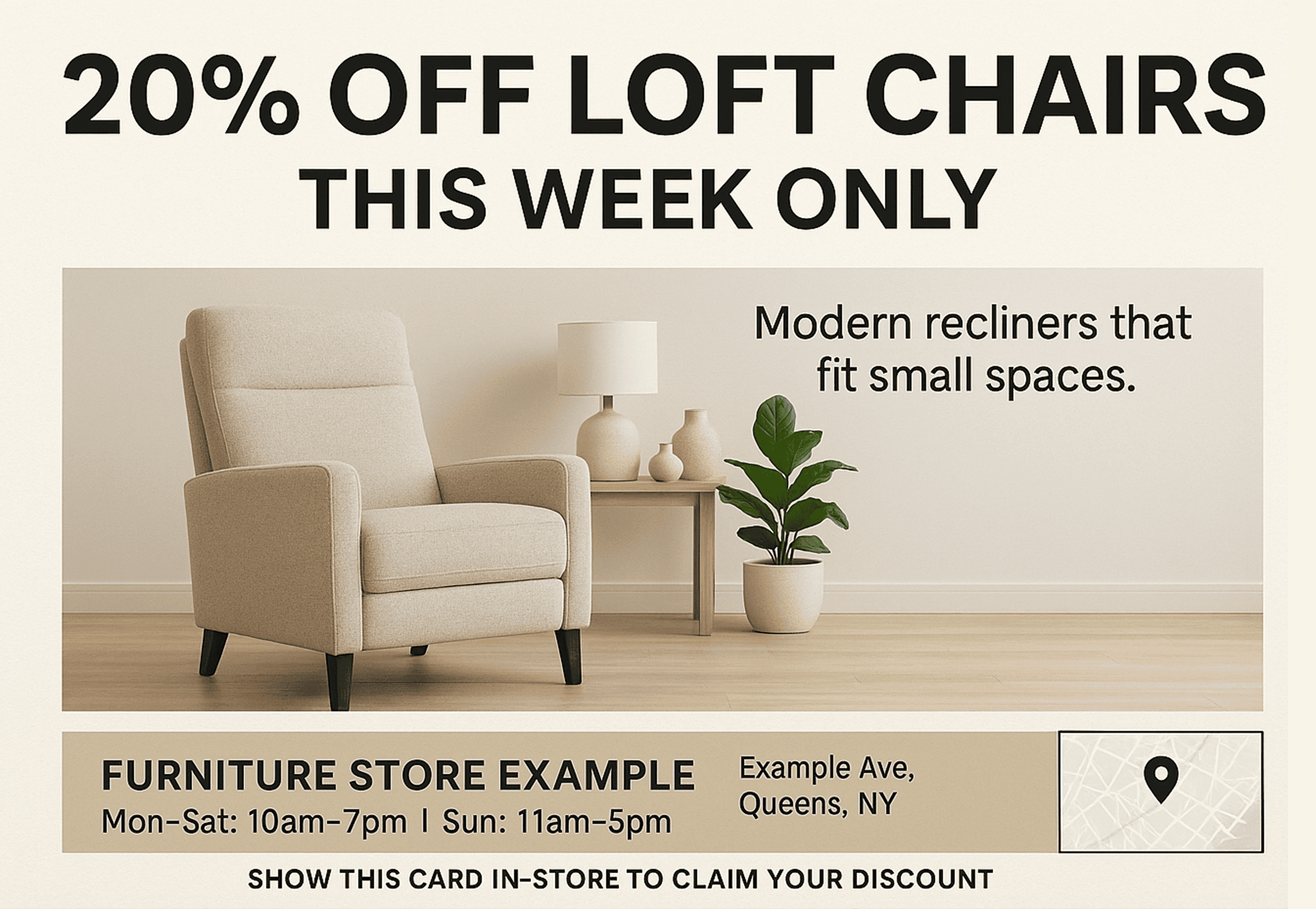 Postcard Ad Mockup