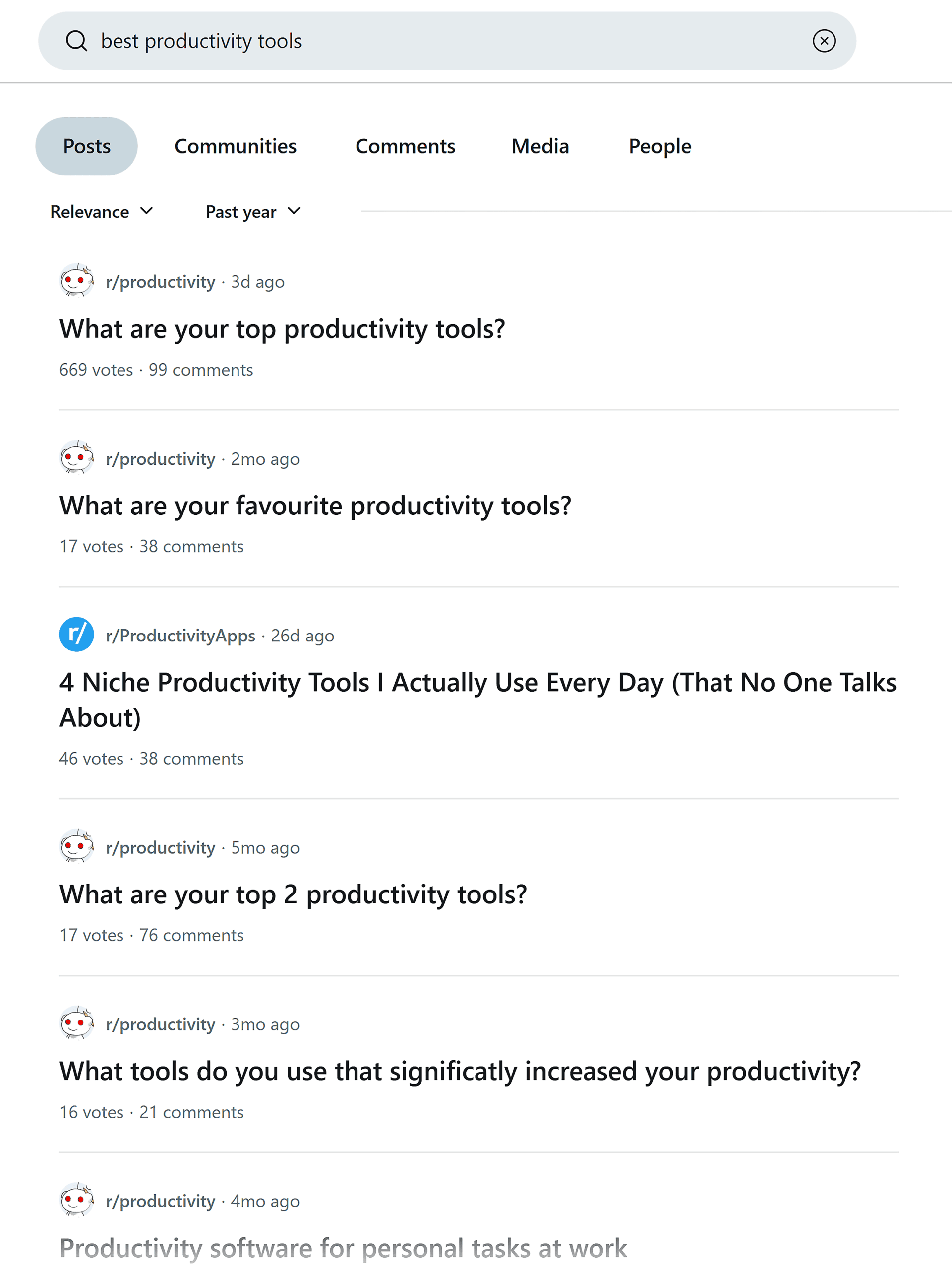 Reddit – Search – Best productivity tools Reddit – Search – Best productivity tools