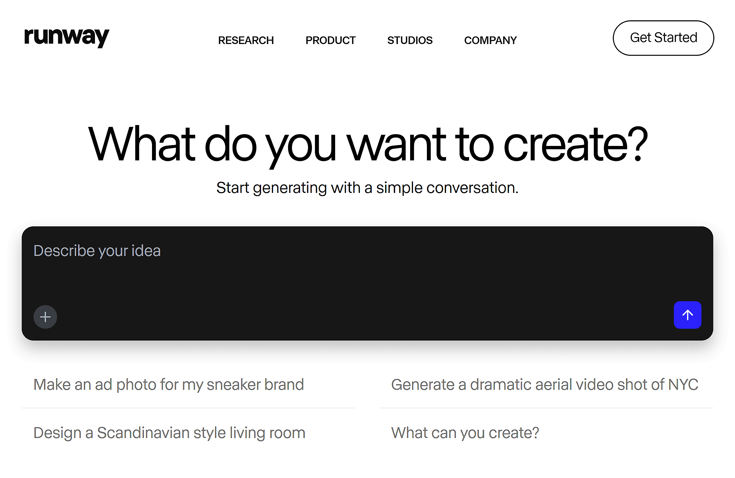 Runway – Homepage