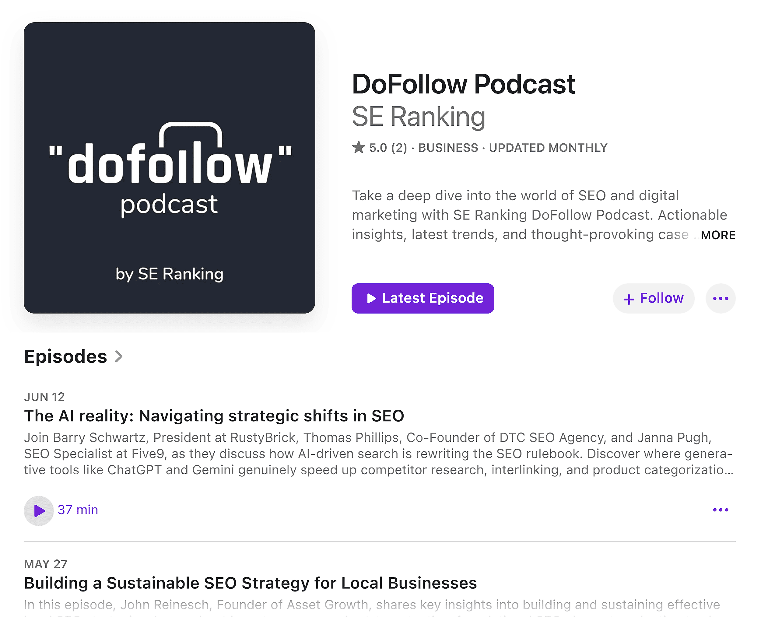 SE Ranking – DoFollow Podcast SE Ranking – DoFollow Podcast
