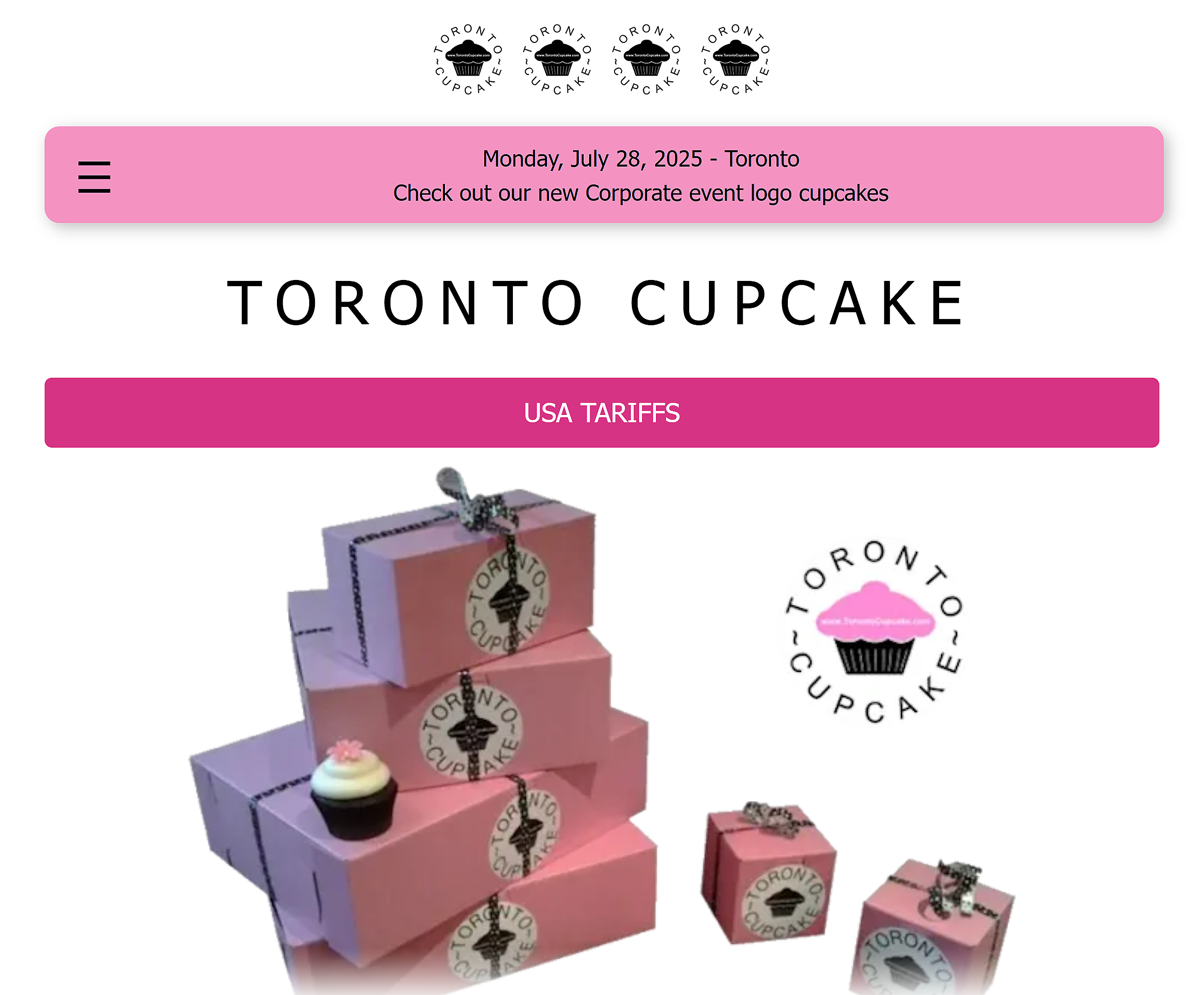 Toronto Cupcake – Homepage Toronto Cupcake – Homepage