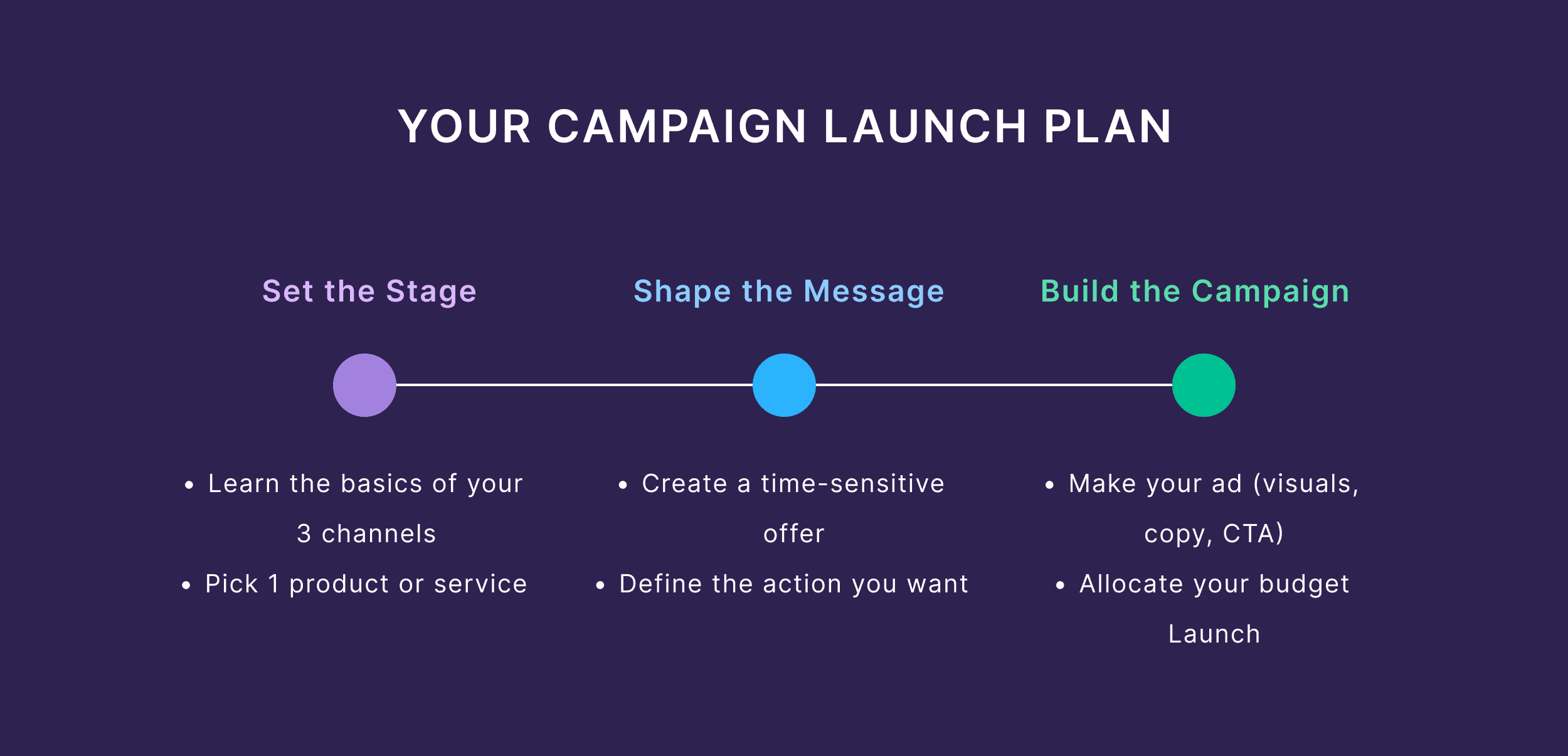 Your Campaign Launch Plan