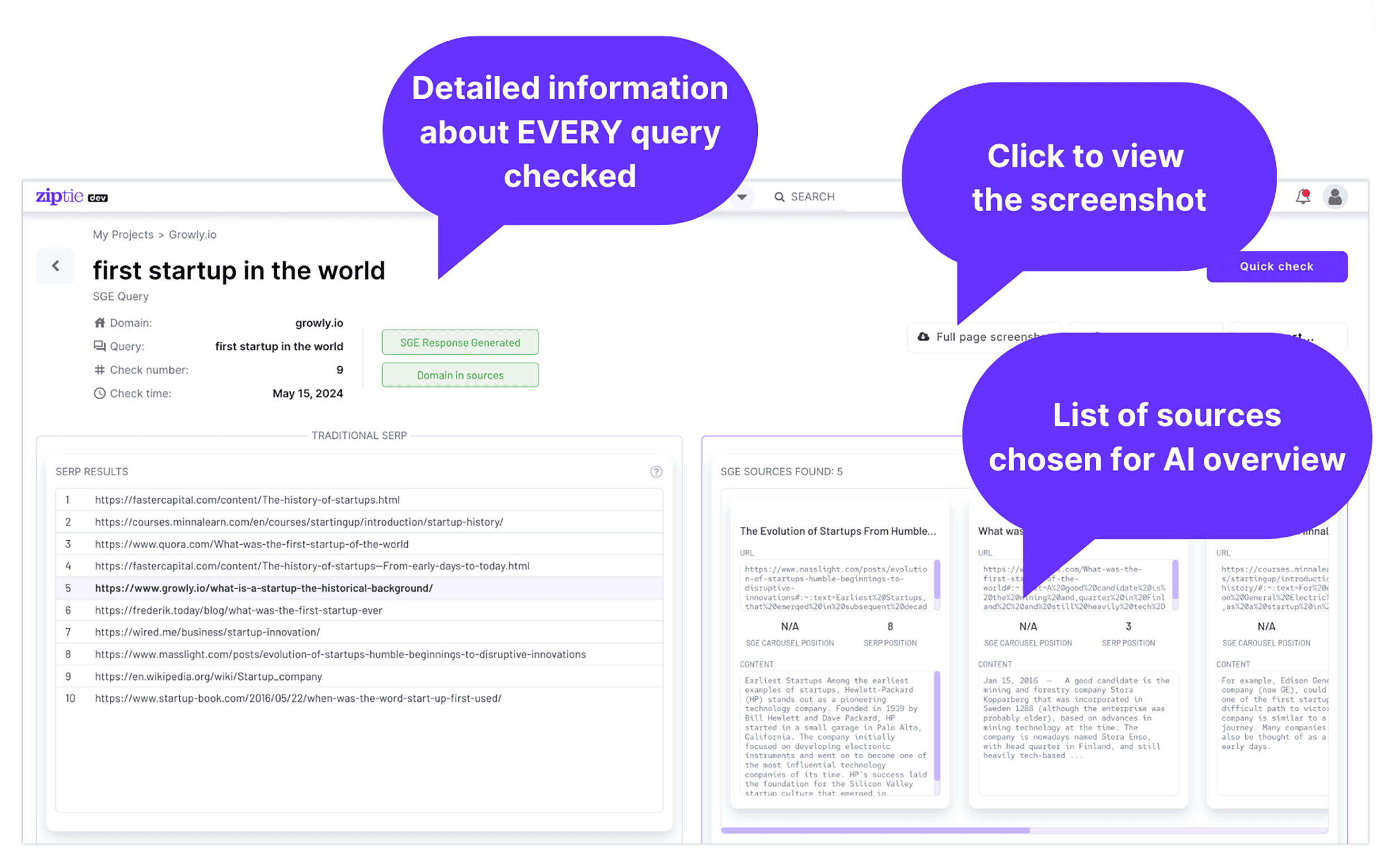 ZipTie – Compare your brand to competitors