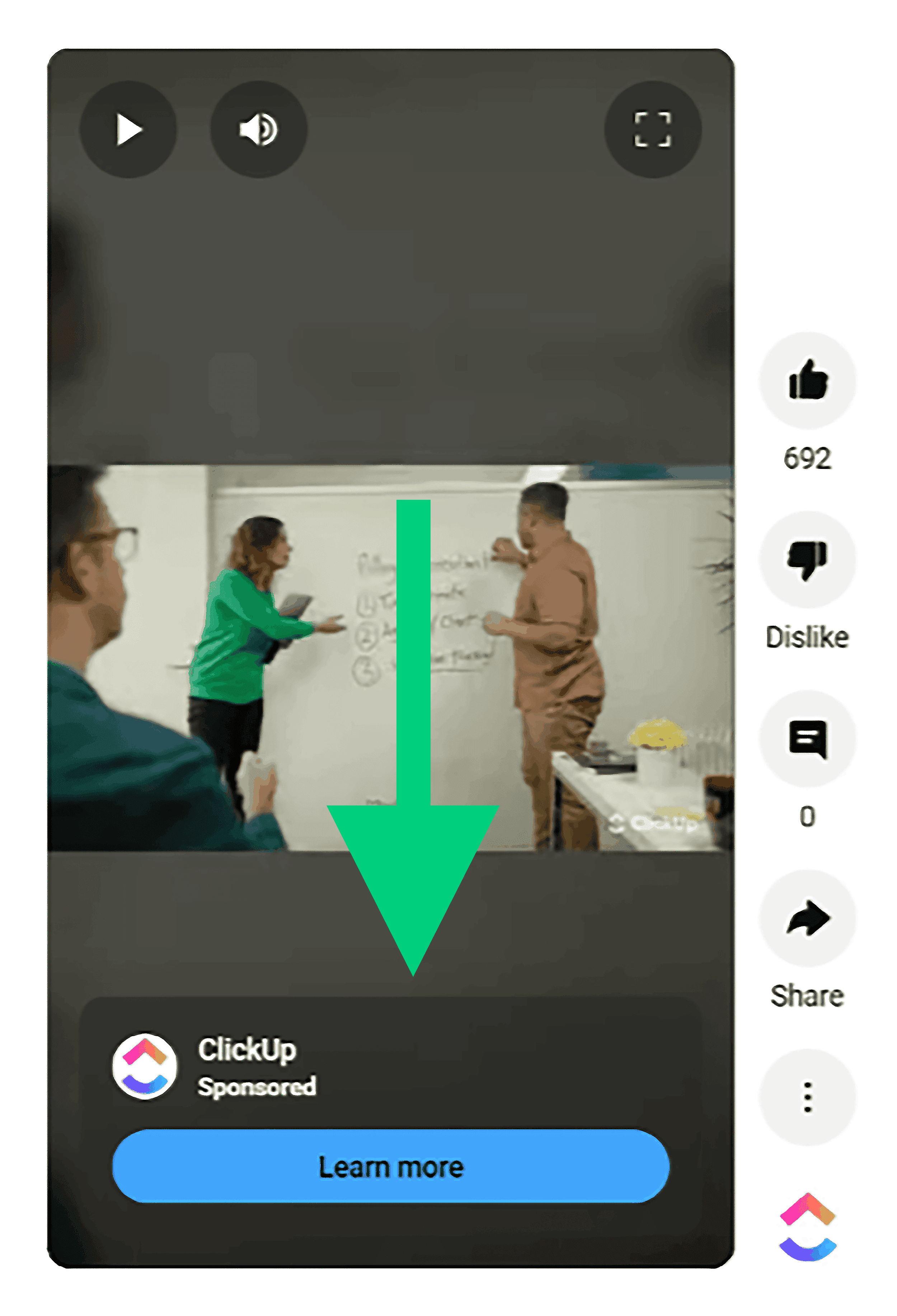 Ad on YouTube