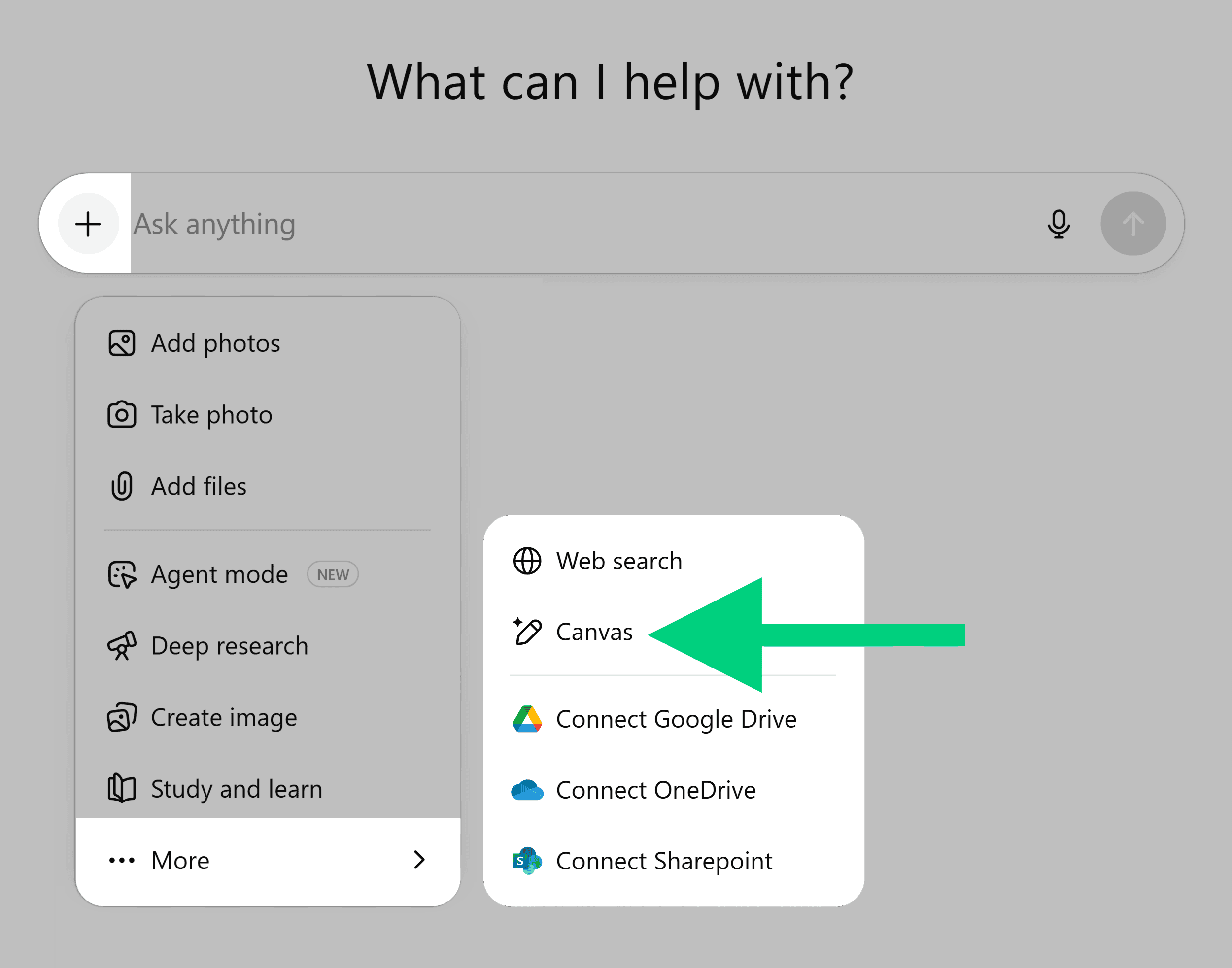 ChatGPT – More – Canvas ChatGPT – More – Canvas