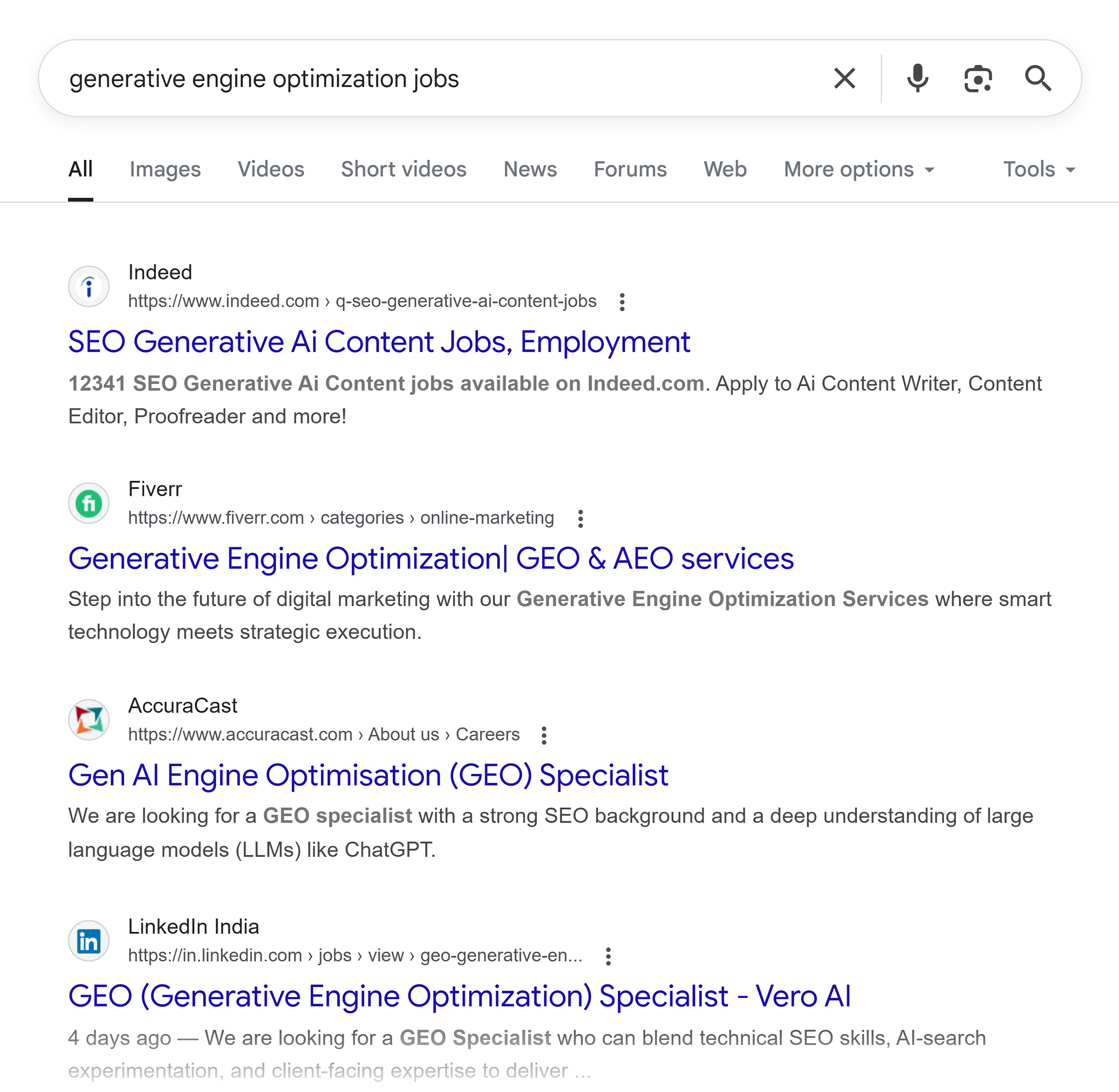 Google SERP – GEO Jobs Google SERP – GEO Jobs
