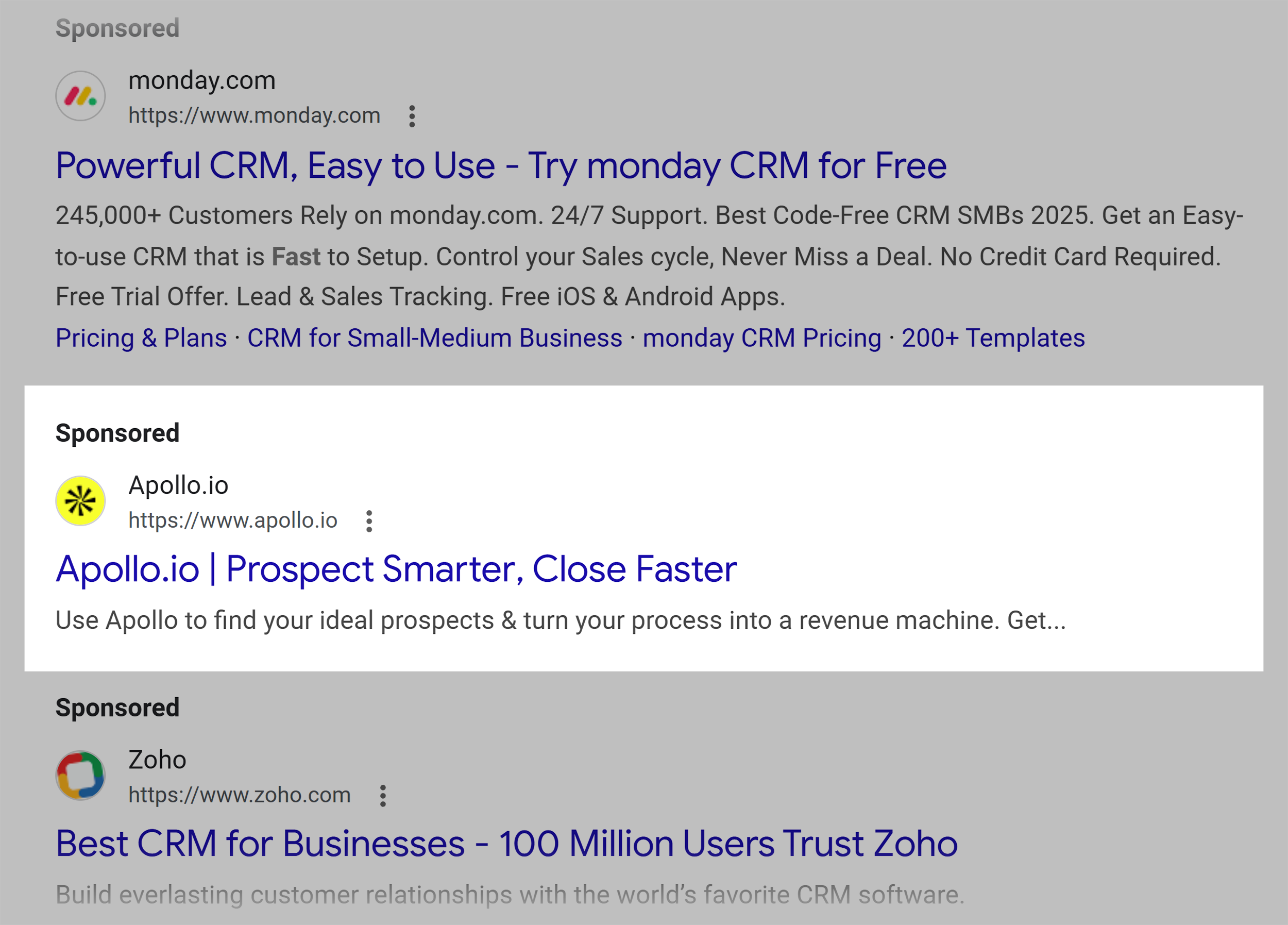 Google SERP – HubSpot alternatives Google SERP – HubSpot alternatives