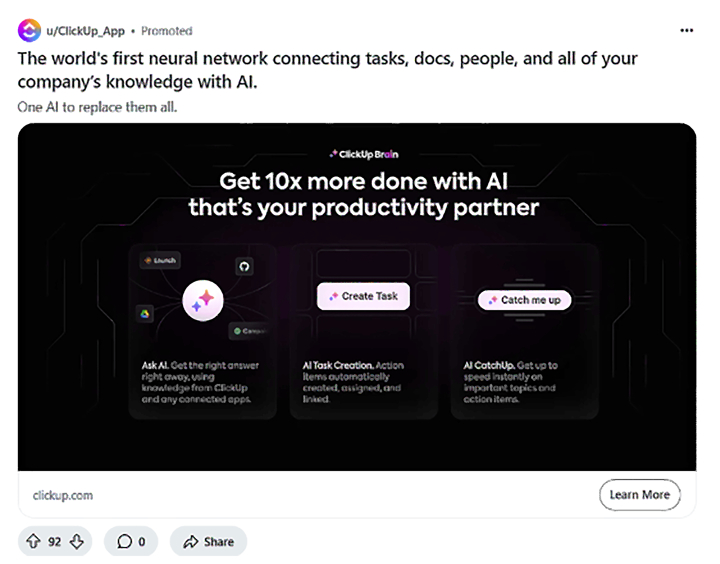 Reddit Ad – AI writing feature Reddit Ad – AI writing feature