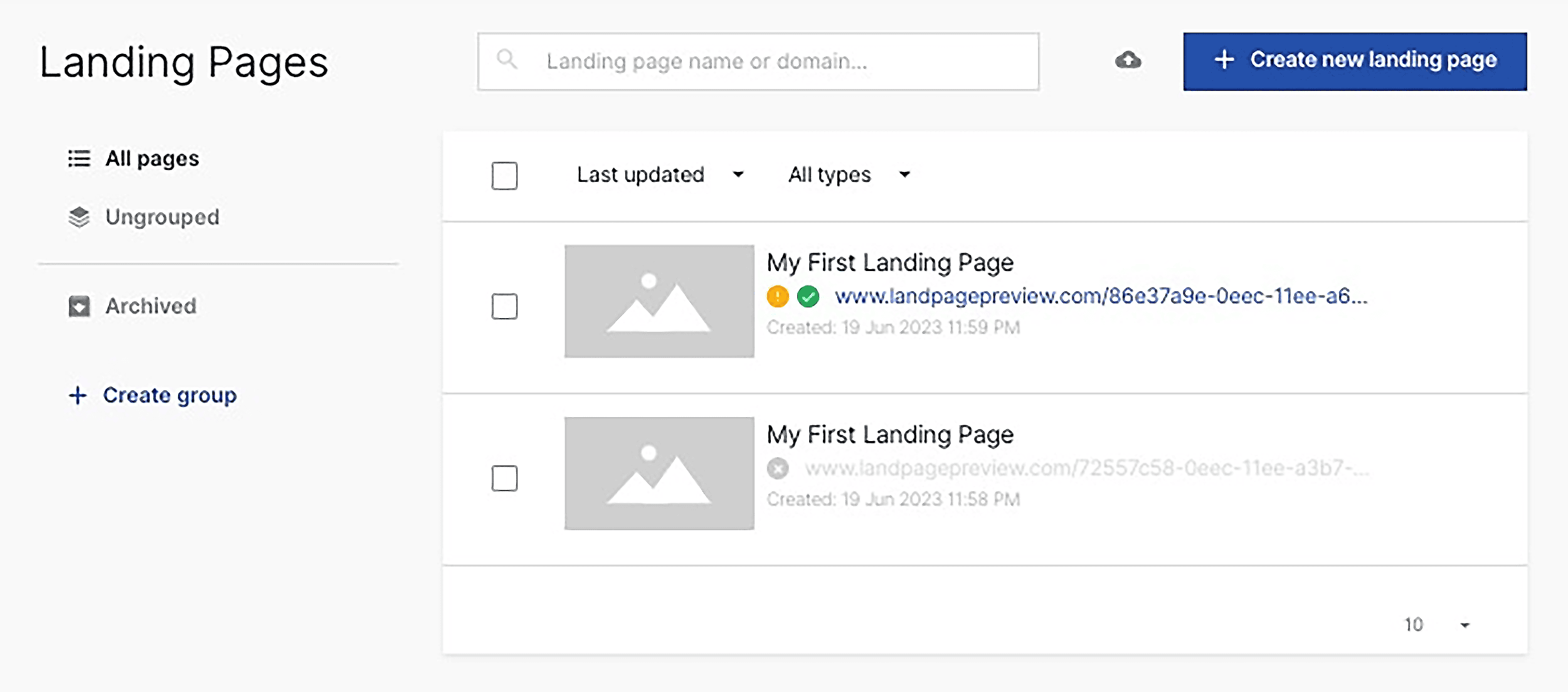 Semrush – Landing Page Builder