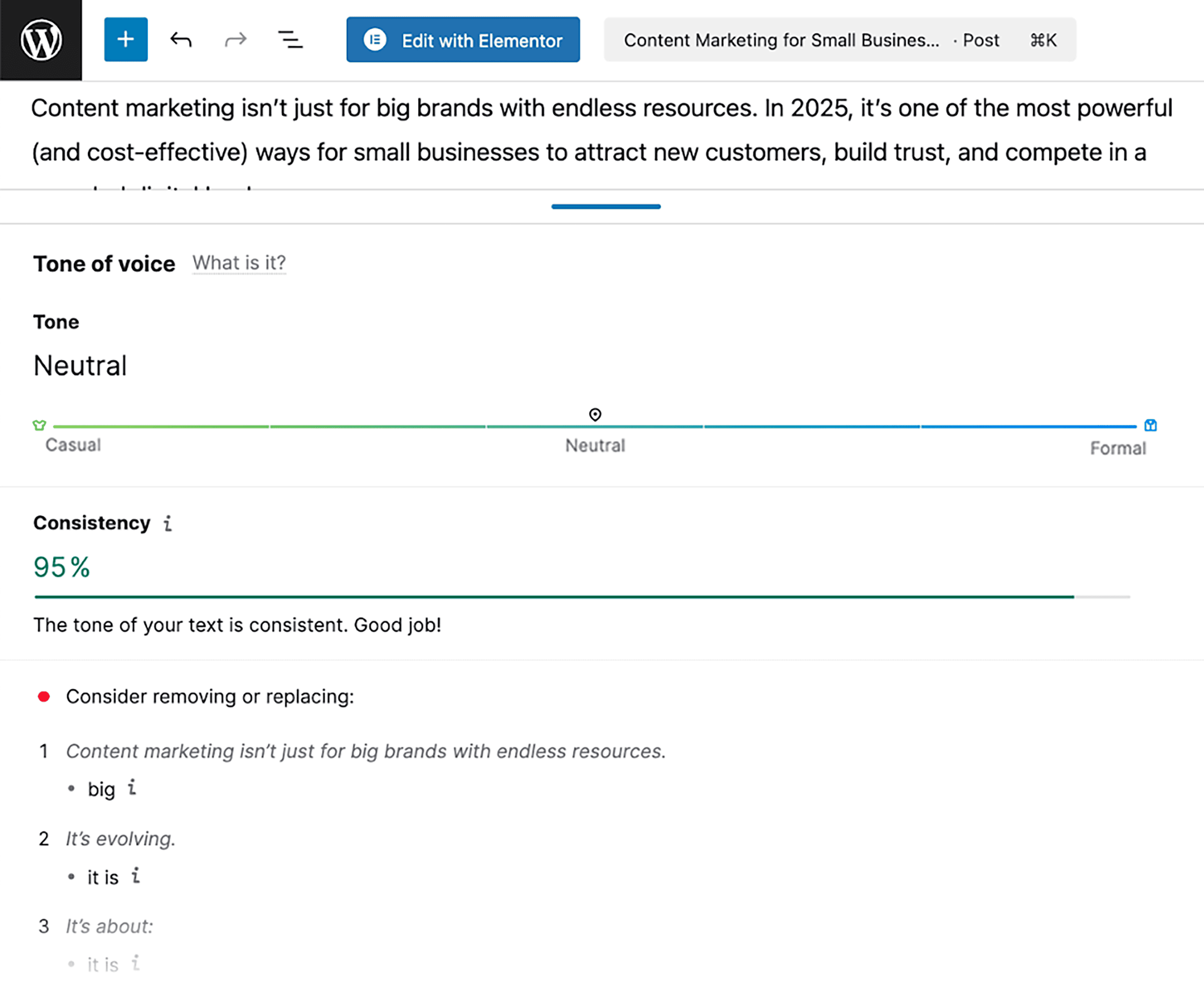 Semrush SEO Writing Assistant – Readers perspective