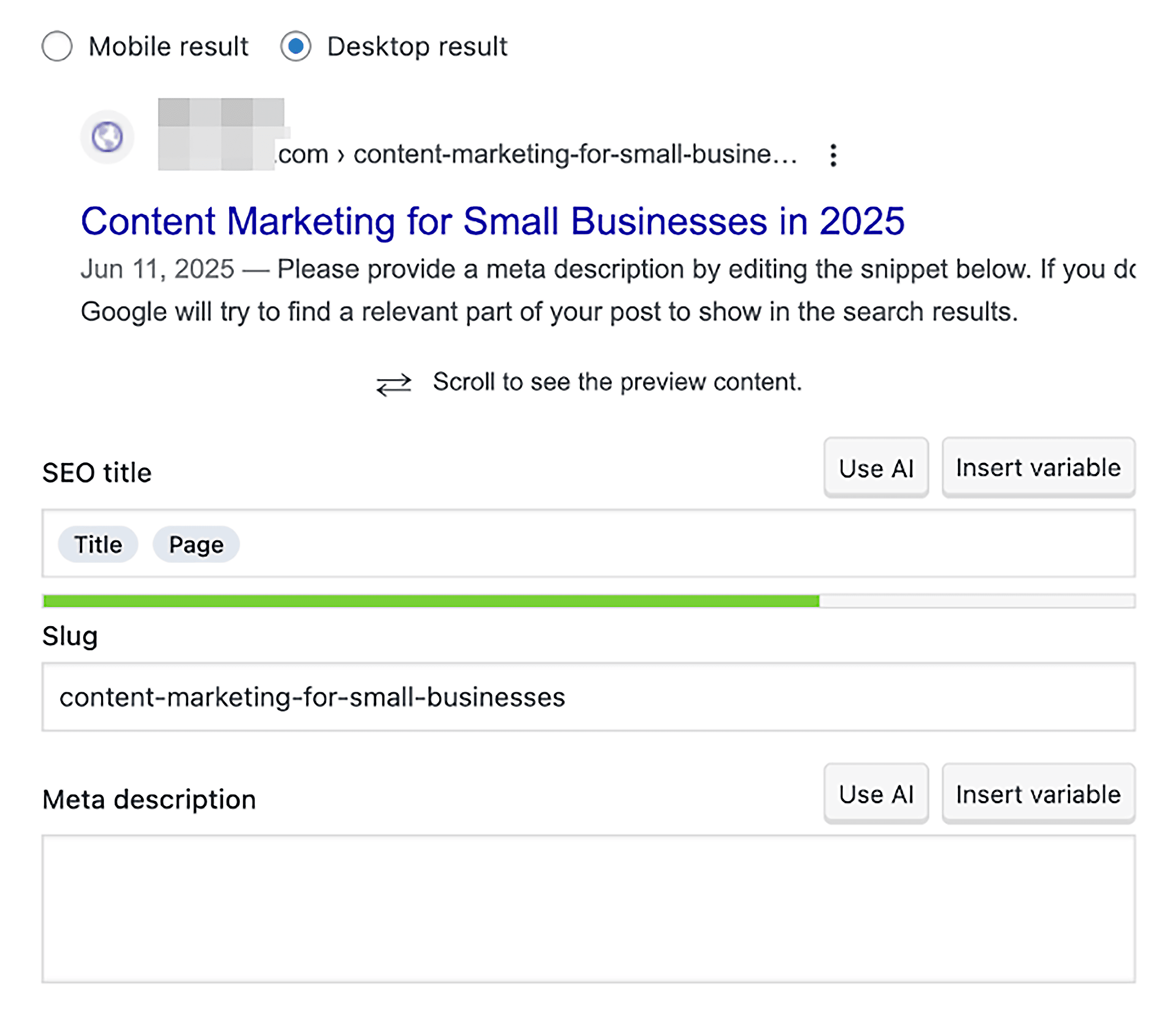 Yoast SEO – Optimize your content