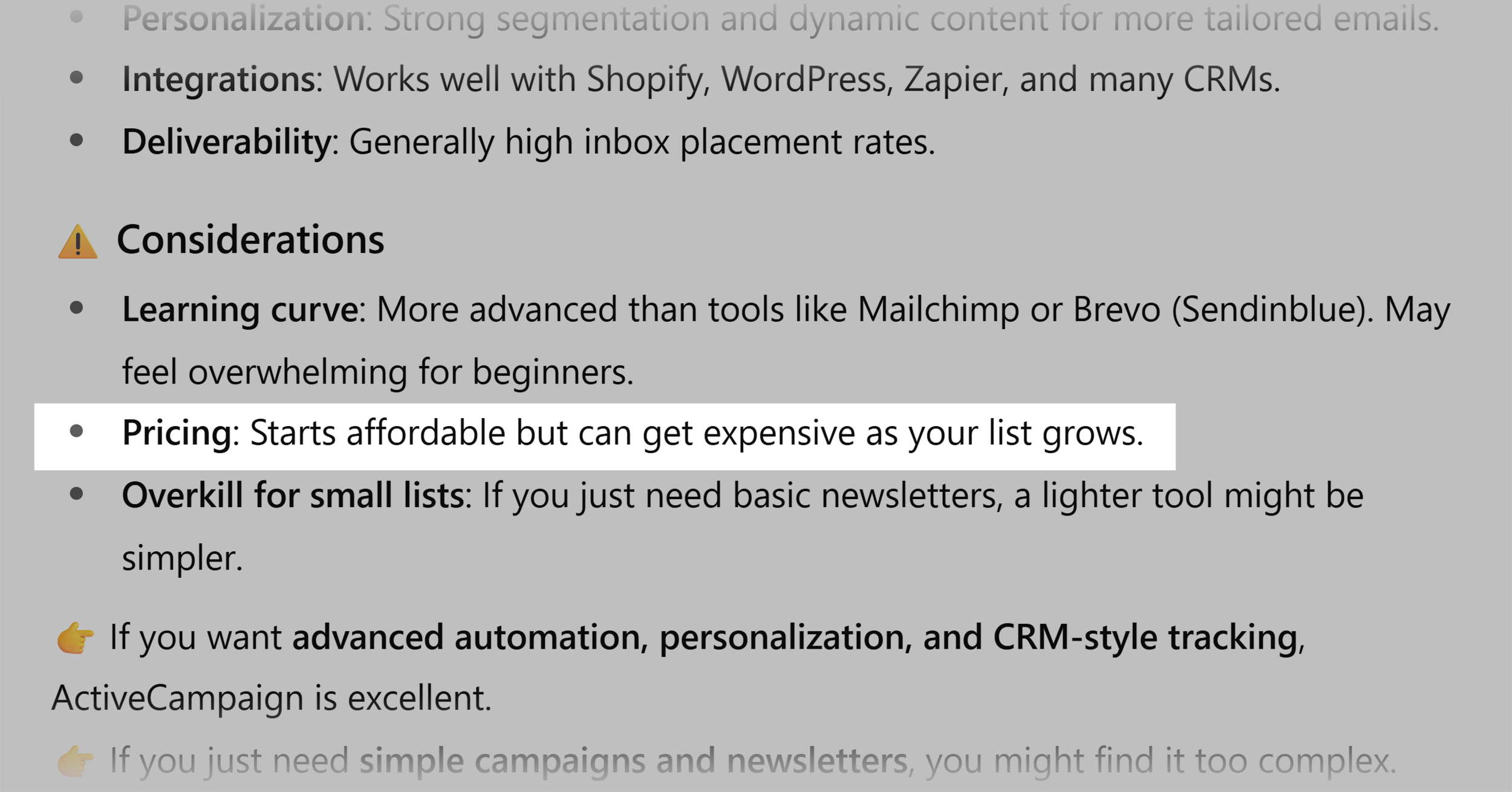ChatGPT – Prompt for email marketing