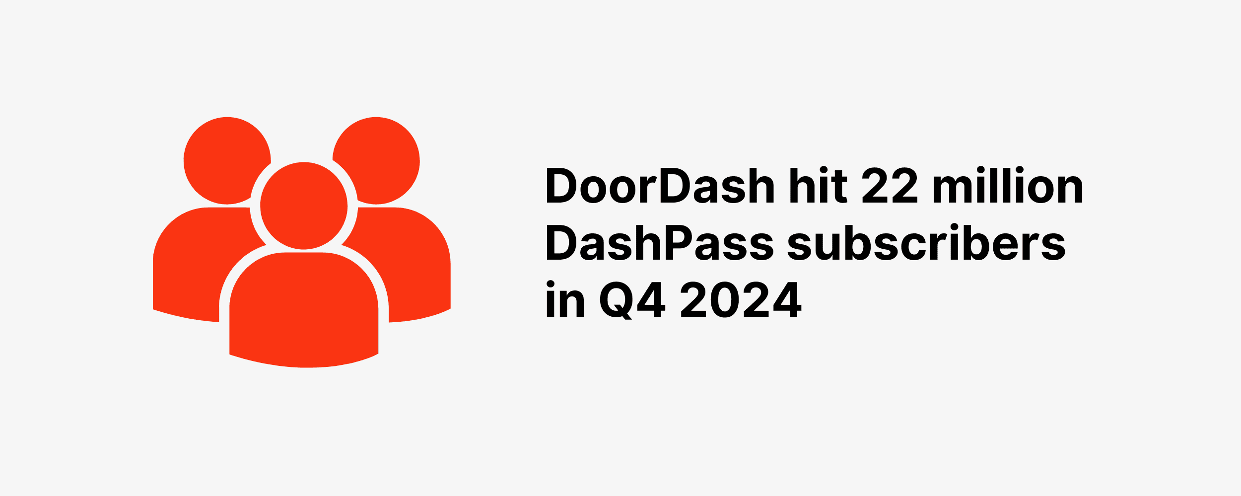 DoorDash hit 22 million DashPass subscribers DoorDash hit 22 million DashPass subscribers