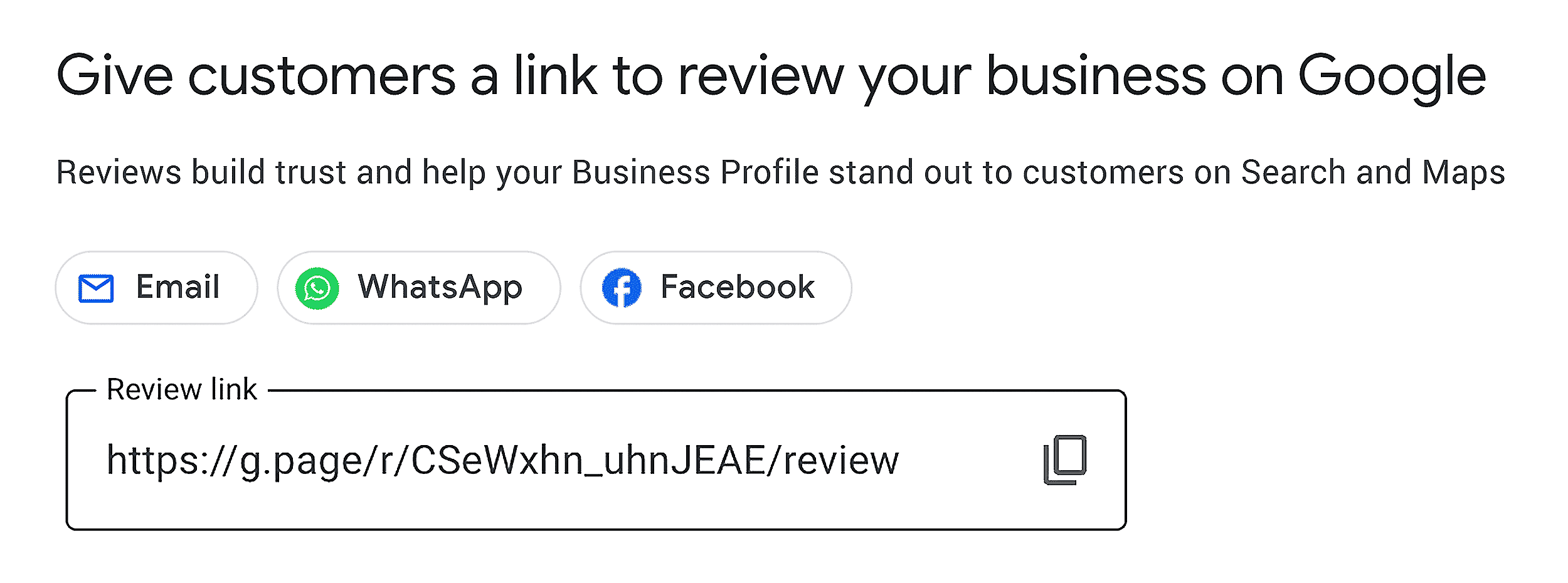 GBP – Get more reviews