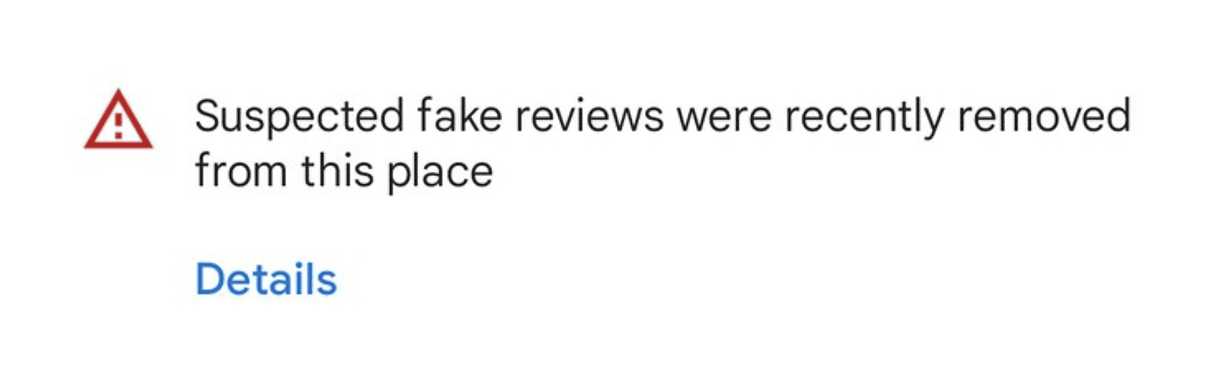 Google may hide reviews