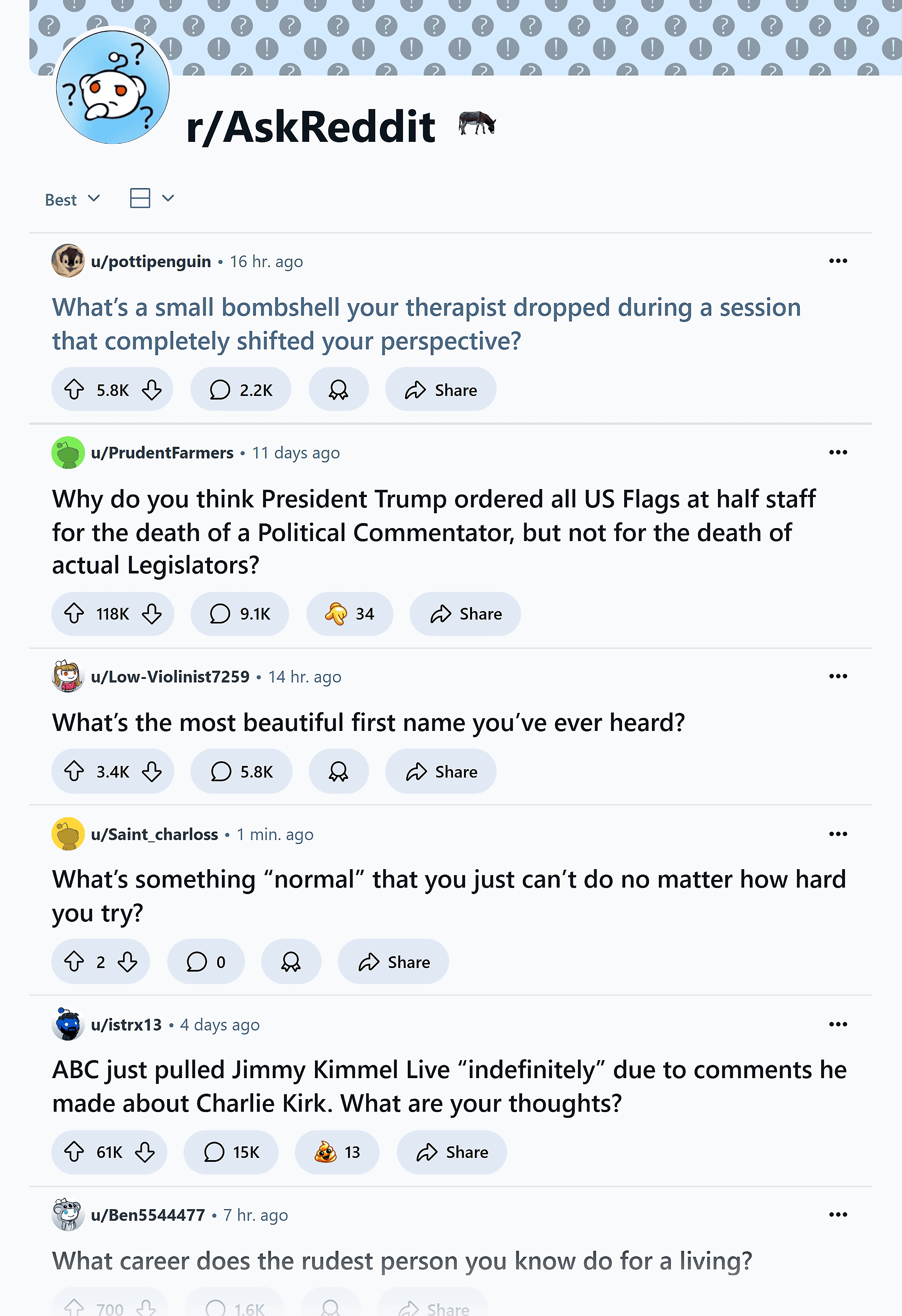 Reddit – r/AskReddit – Best