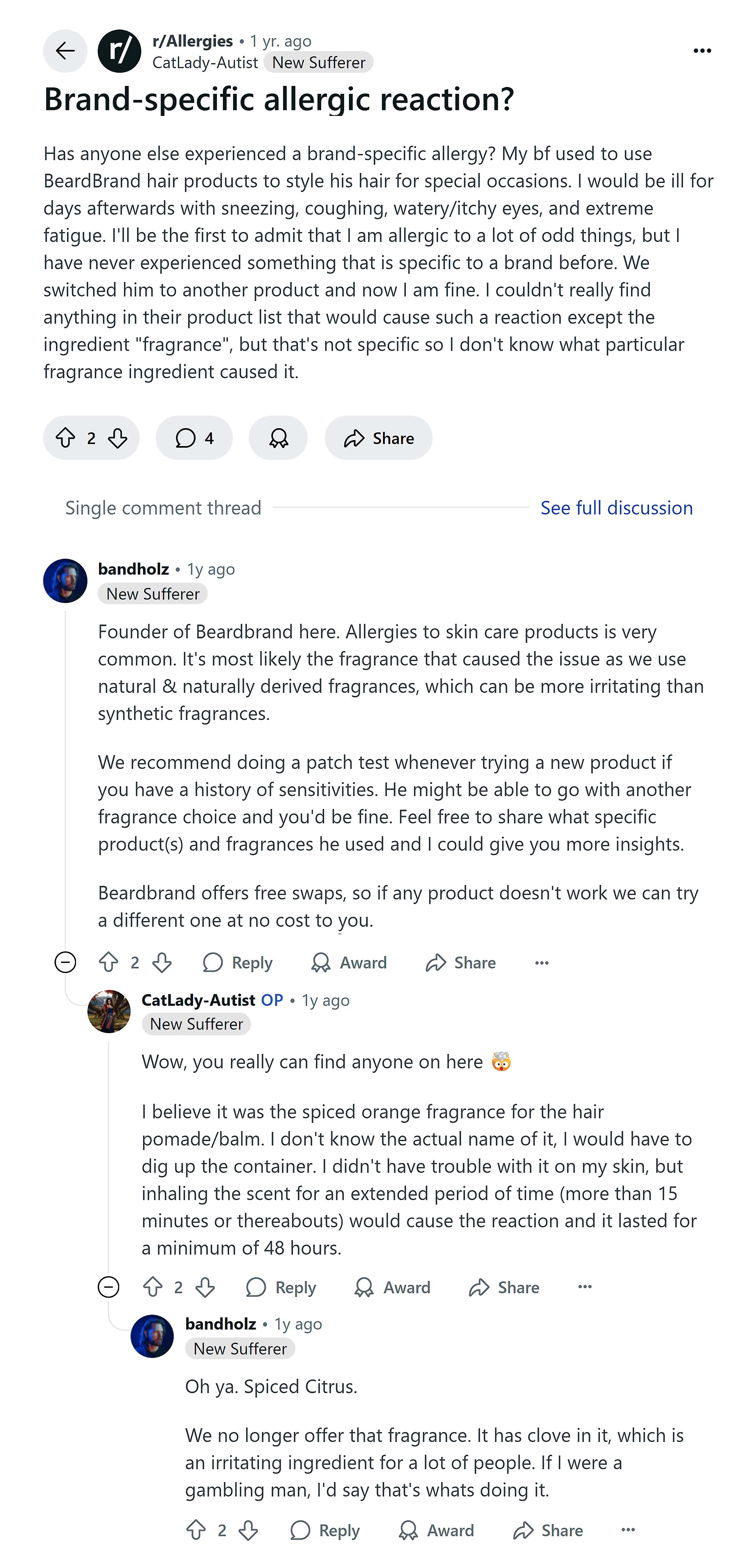 Reddit – The brand comment