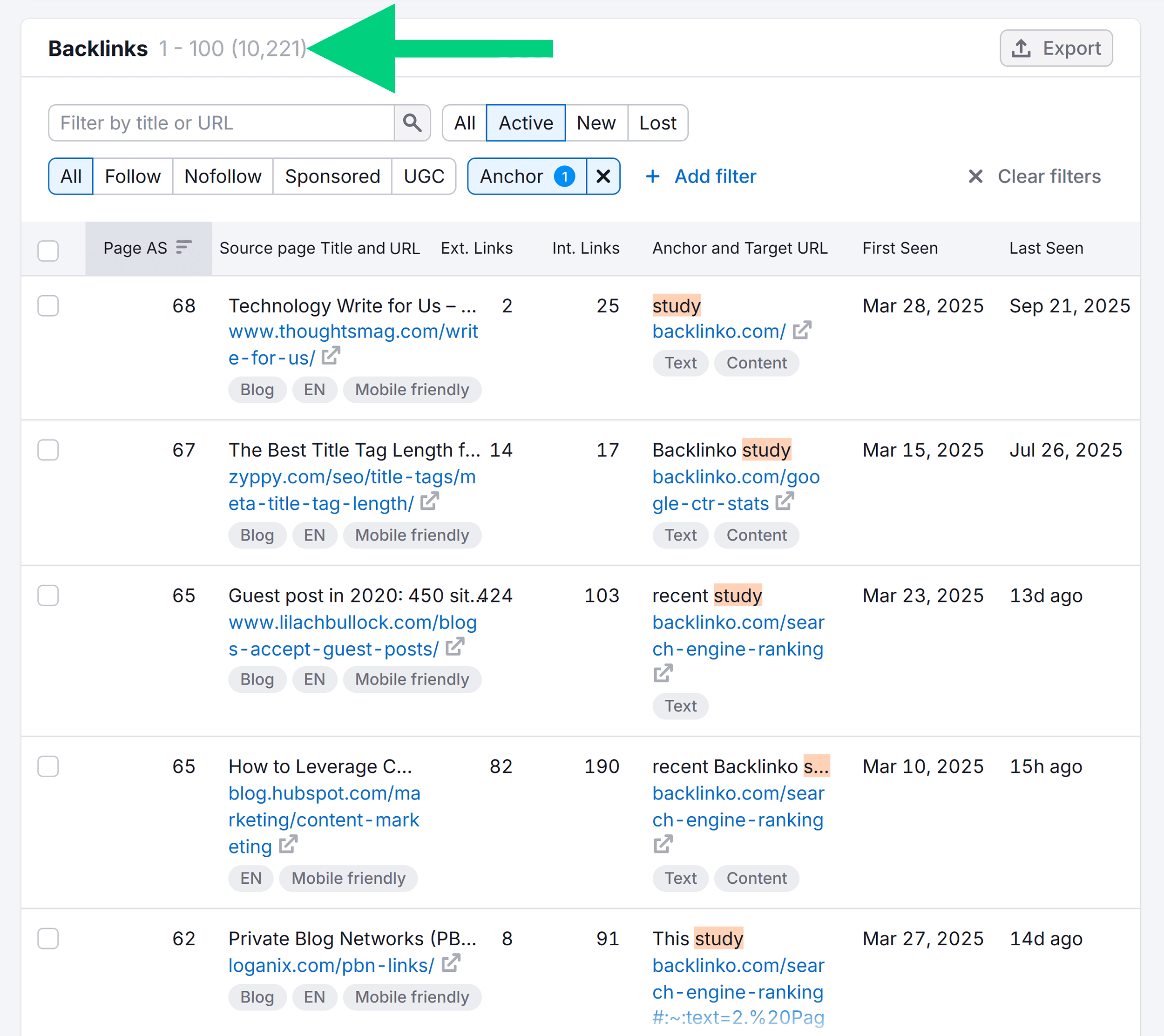 Backlink Analytics – Backlinko – Backlinks – Number