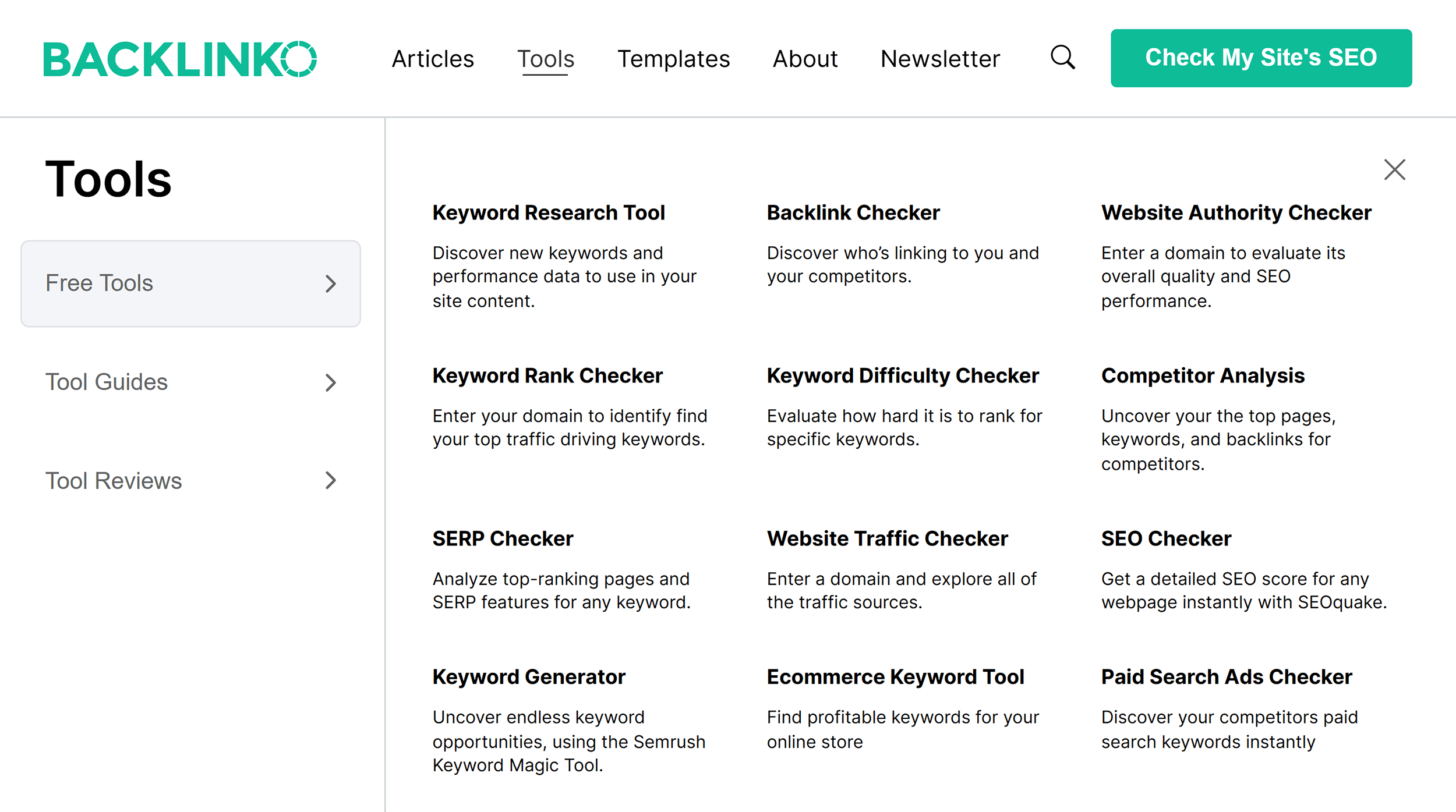 Backlinko Tools