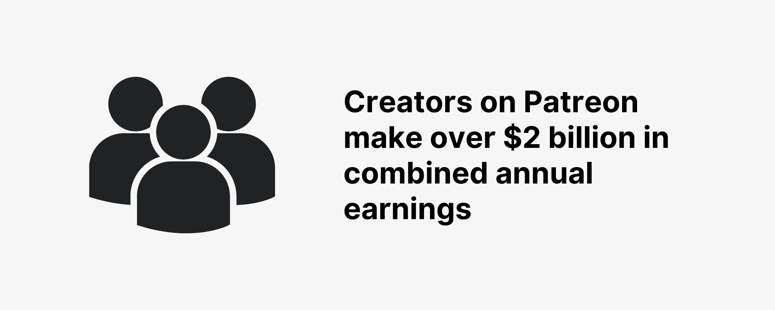 patreon-creator-earnings Creators on Patreon earn over $2 billion annually