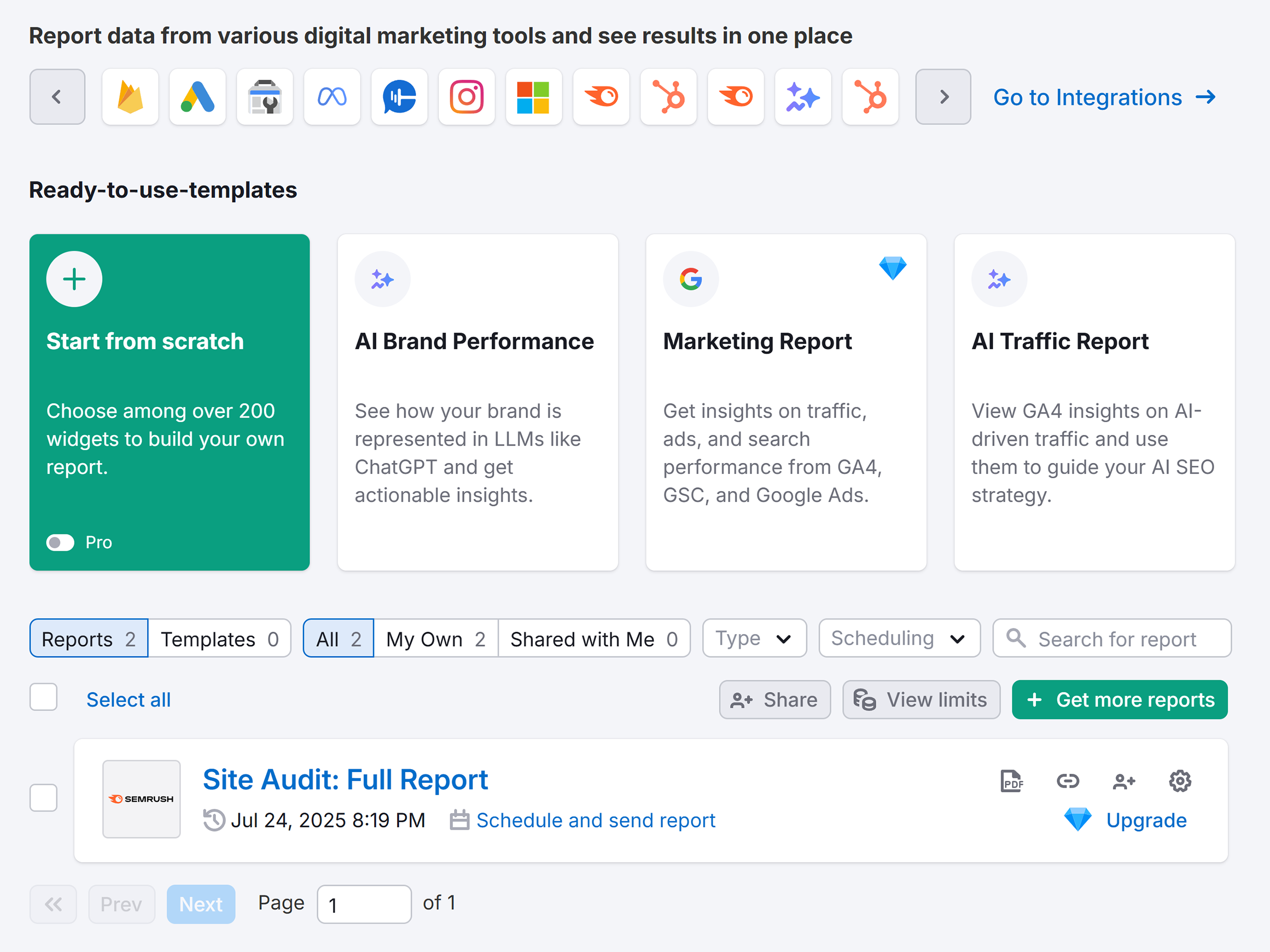 Semrush – My Reports Semrush – My Reports